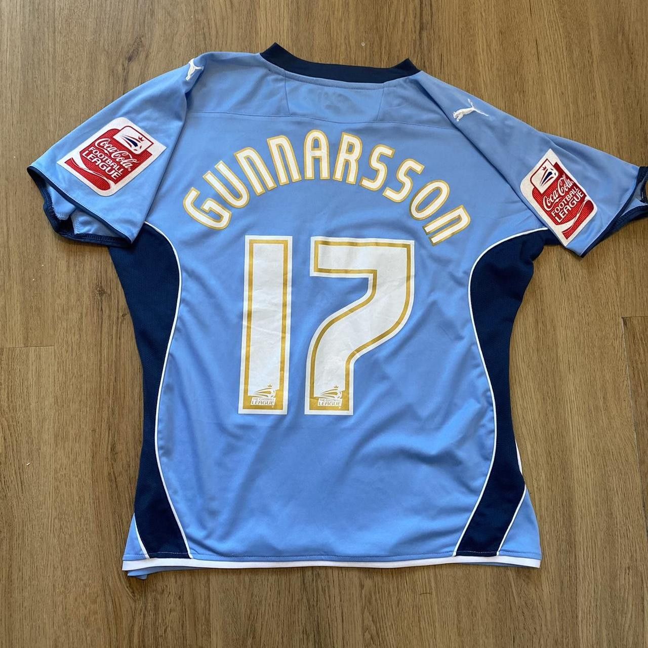 Puma 2010-11 Coventry Puma Match Worn Shirt Gunnarsson Size US S / EU 44-46 / 1 - 1 Thumbnail