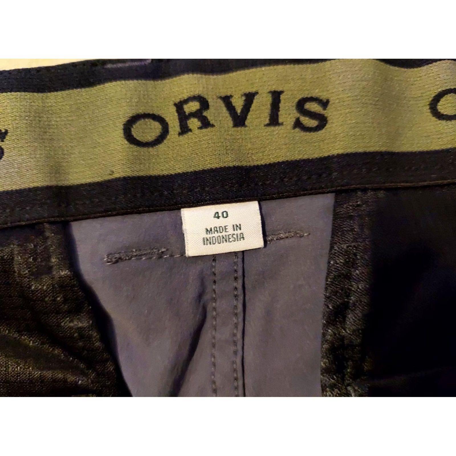 Orvis VINTAGE? No — Orvis Cargo Shorts Mens 40 Gray Nylon Cargo Pocket Regular Flat Front Outdoor 9.5 Inseam Summer Casual Size US 40 / EU 56 - 5 Thumbnail