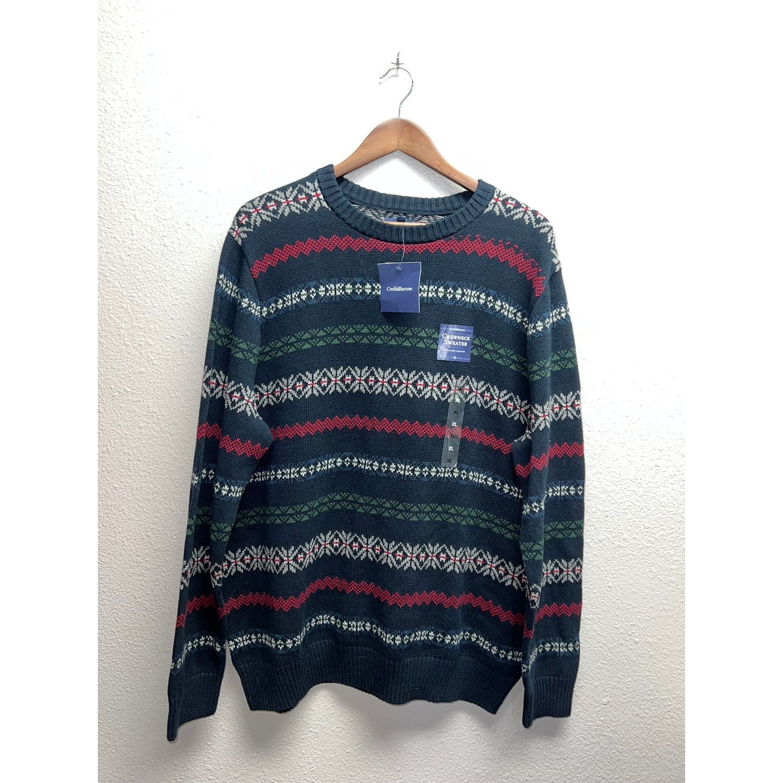 Croft & Barrow Croft & Barrow Crewneck Sweater Christmas Design NWT XL Size US XL / EU 56 / 4 - 1 Thumbnail