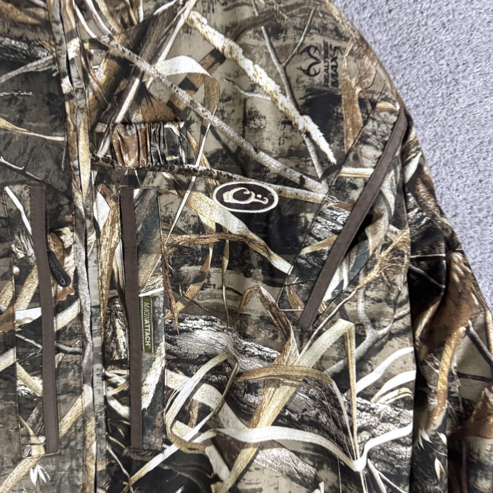 Vintage Drake Jacket Mens Medium Brown Camo Realtree Softshell Hunting Parka Size US M / EU 48-50 / 2 - 6 Thumbnail