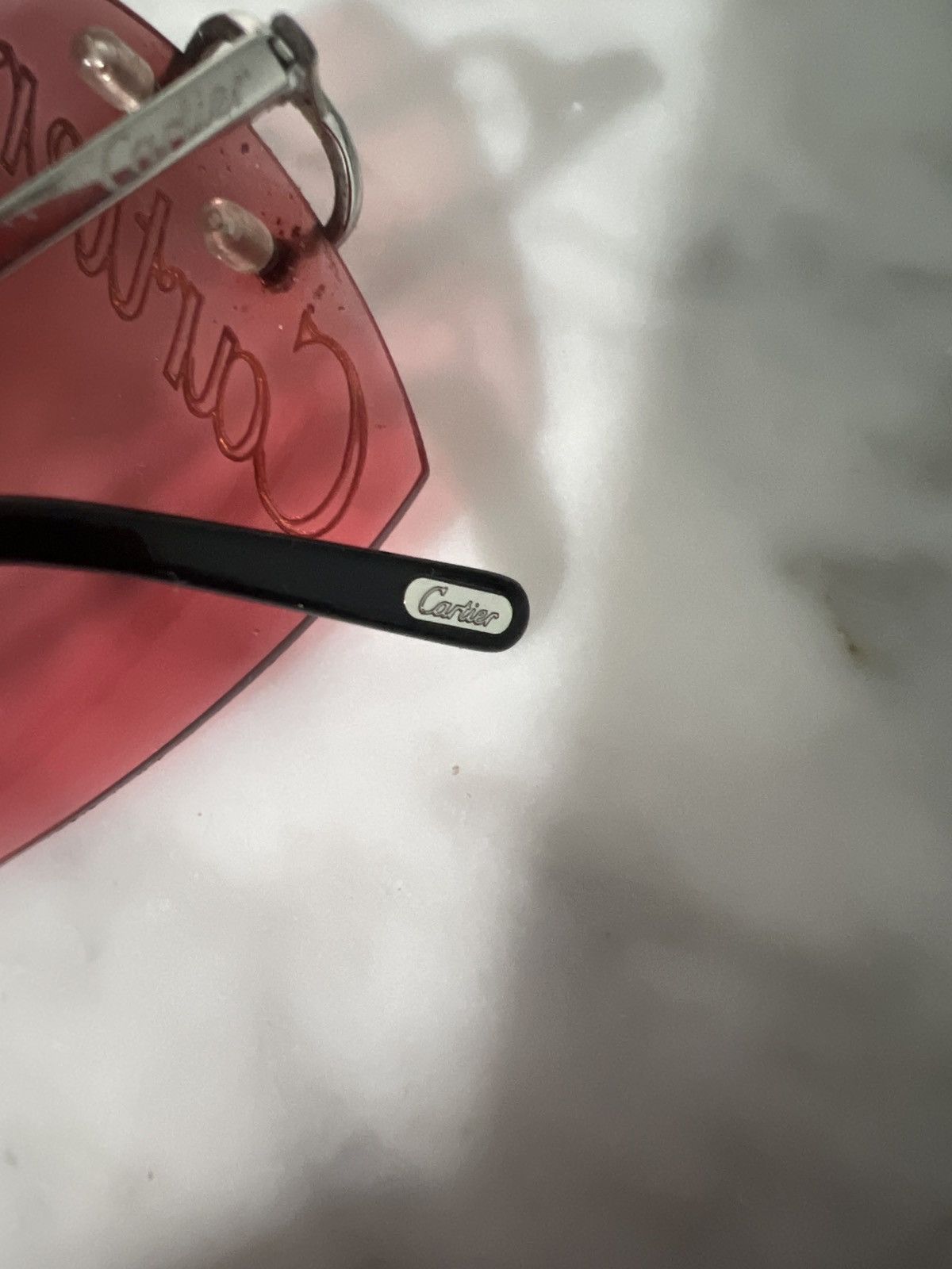 Cartier Exclusive Red Cartier Frames New Size ONE SIZE - 3 Thumbnail
