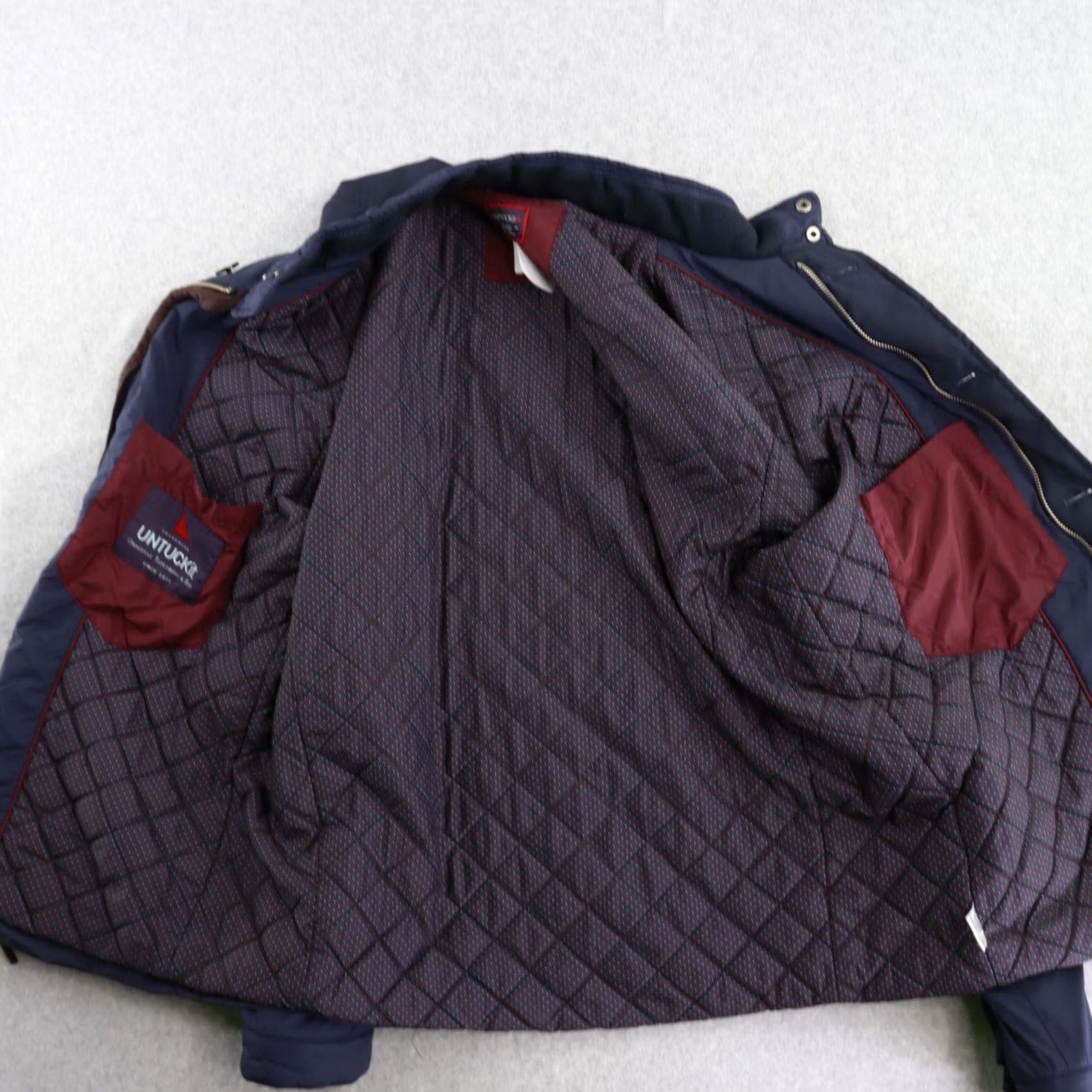 UNTUCKit UNTUCKit Adult Medium Lanson Blue FullZip Handsome Lightweight Utility Jacket Size US M / EU 48-50 / 2 - 2 Thumbnail