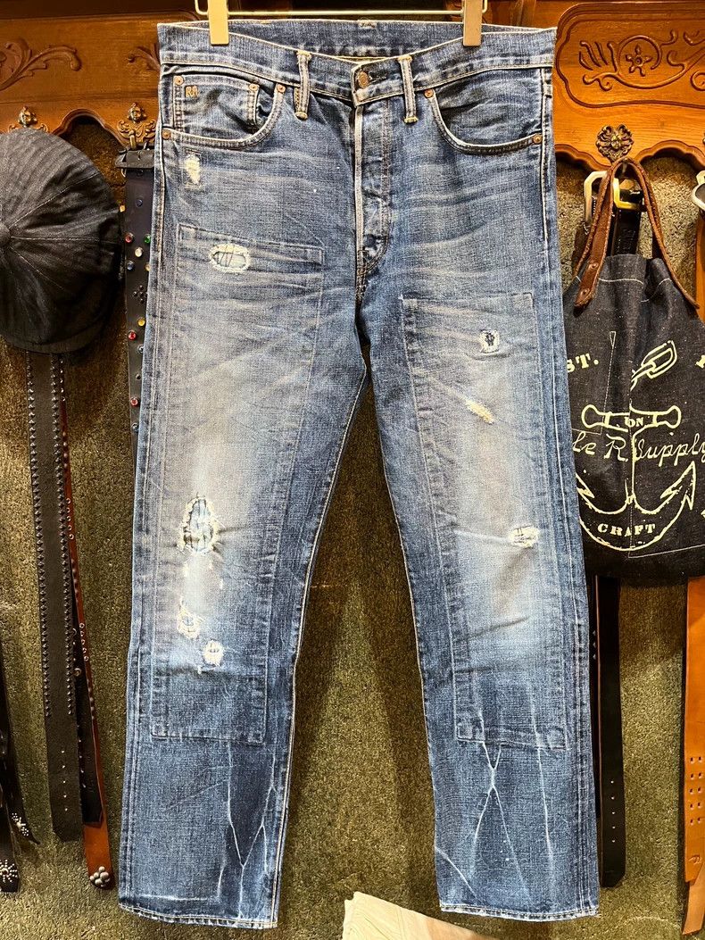 RRL Ralph Lauren RRL Ralph Lauren Patch jeans, American made old style Size US 32 / EU 48 - 1 Thumbnail