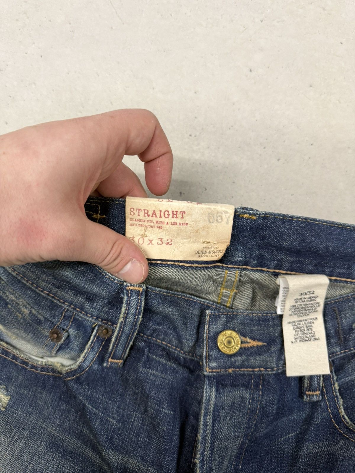 Denim & Supply Ralph Lauren Denim & Supply Ralph Lauren eagle patch patchwork distressed Size US 30 / EU 46 - 4 Thumbnail