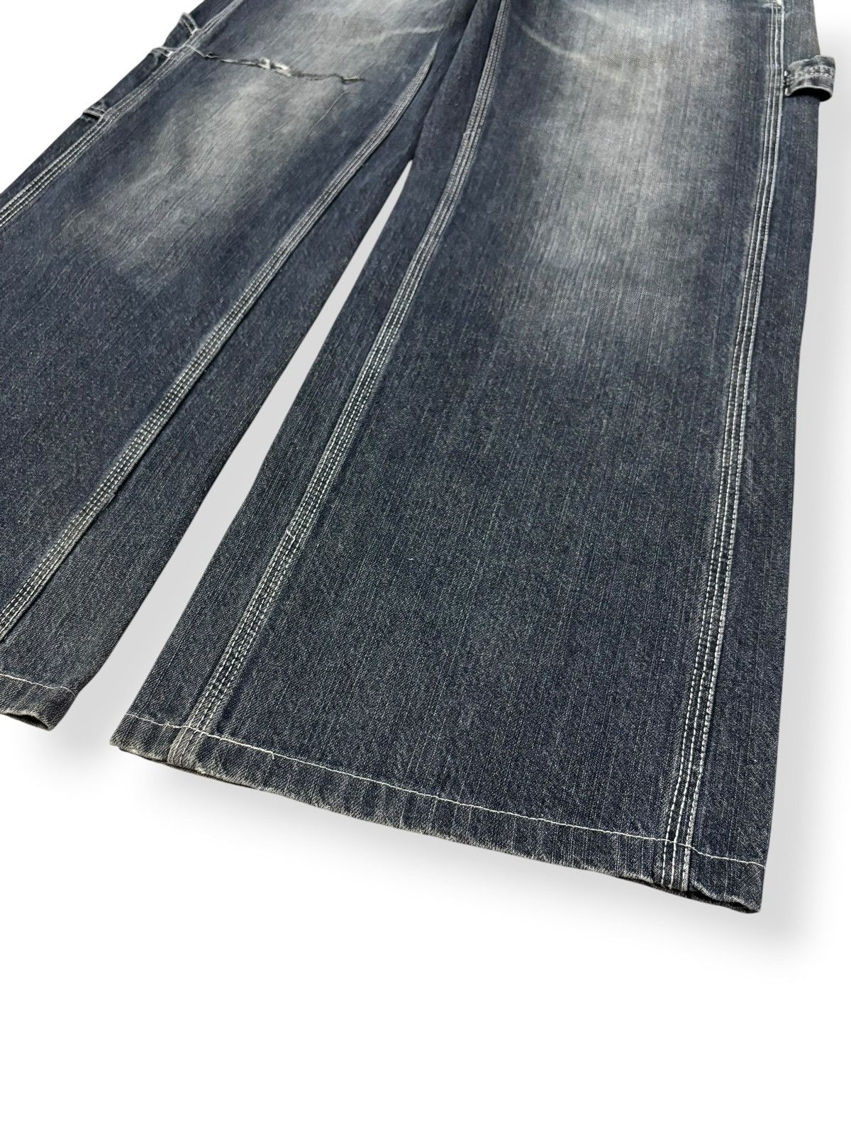 Japanese Brand Y2K Free Gate United Work Buckle Back Baggy Carpenter Jeans Size US 32 / EU 48 - 7 Thumbnail