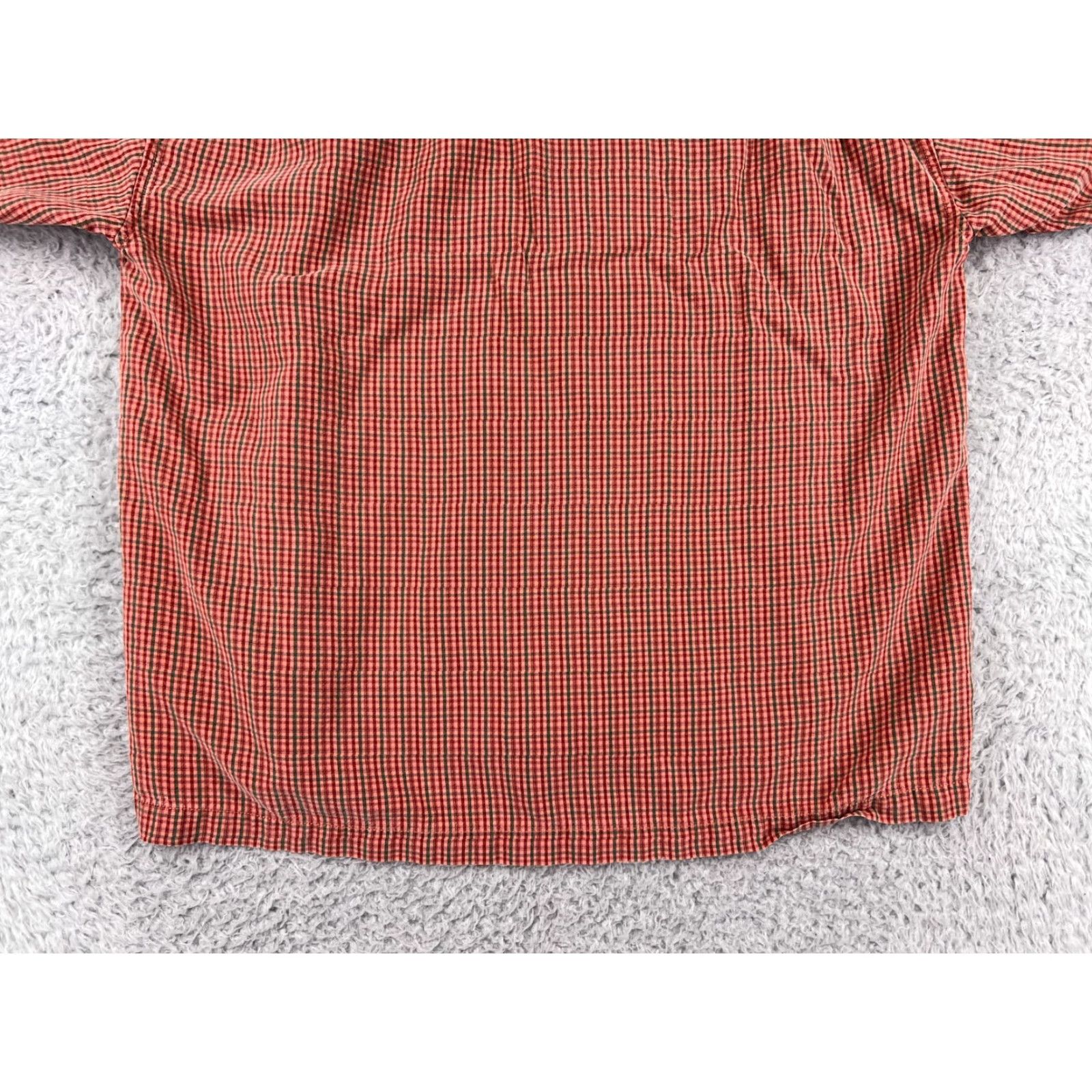Tommy Bahama VINTAGE Tommy Bahama Shirt Mens Large Red Plaid Silk Button-Up Hawaiian Beach Resort 90s Mens L Red Silk Shirt Size US L / EU 52-54 / 3 - 7 Thumbnail