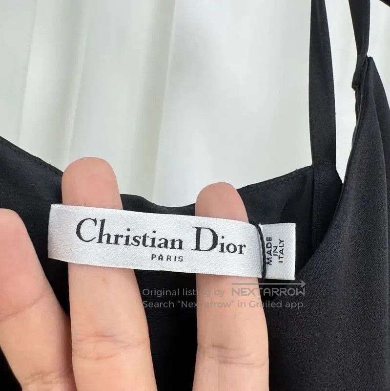 Dior Dior Black Silk Sleeveless Summer Top . Size XS / US 0-2 / IT 36-38 - 5 Thumbnail