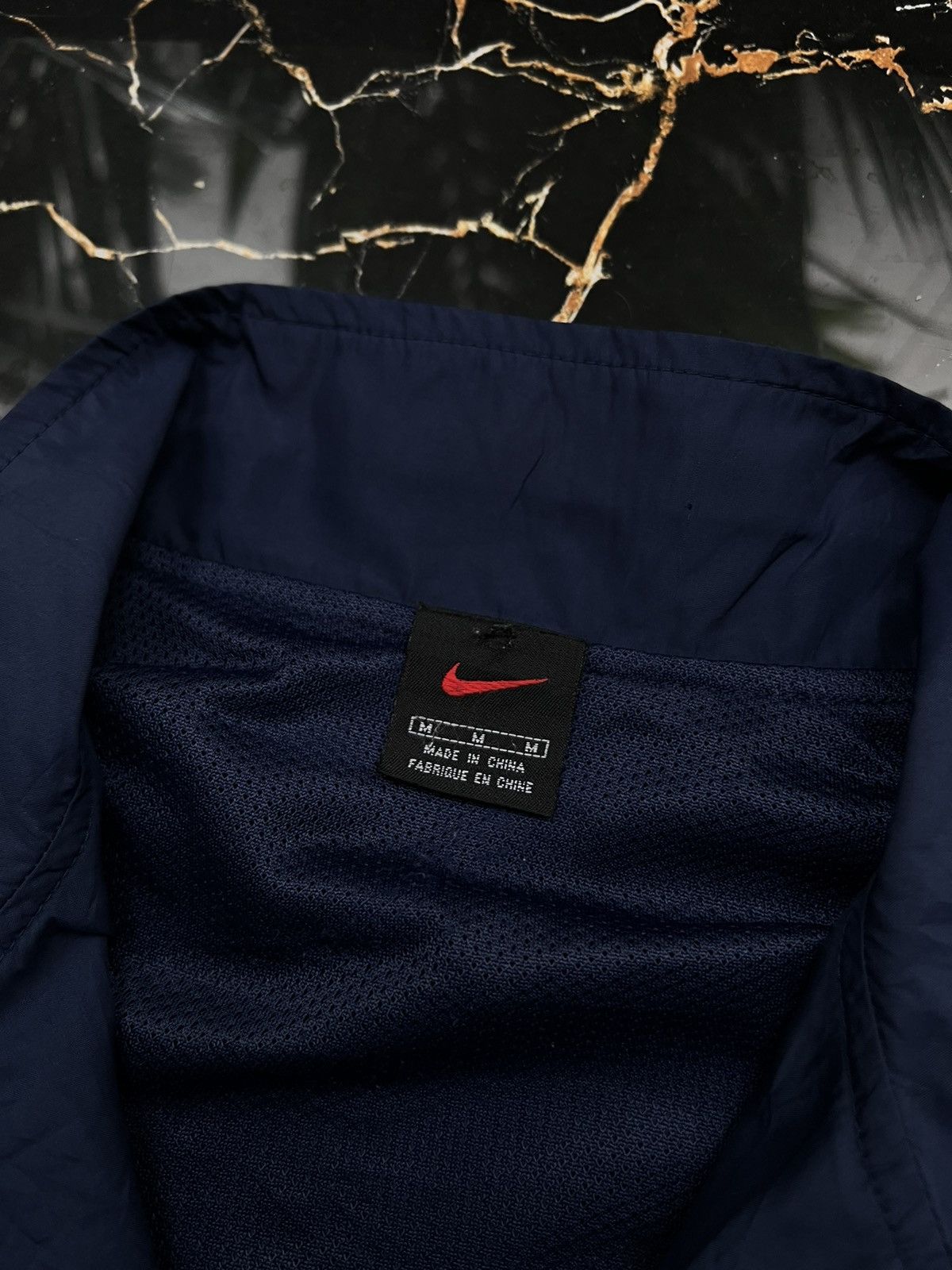 Nike × Vintage 90’s NIKE SWOOSH LOGO RETRO Y2K TRACK JACKET Size US M / EU 48-50 / 2 - 6 Thumbnail