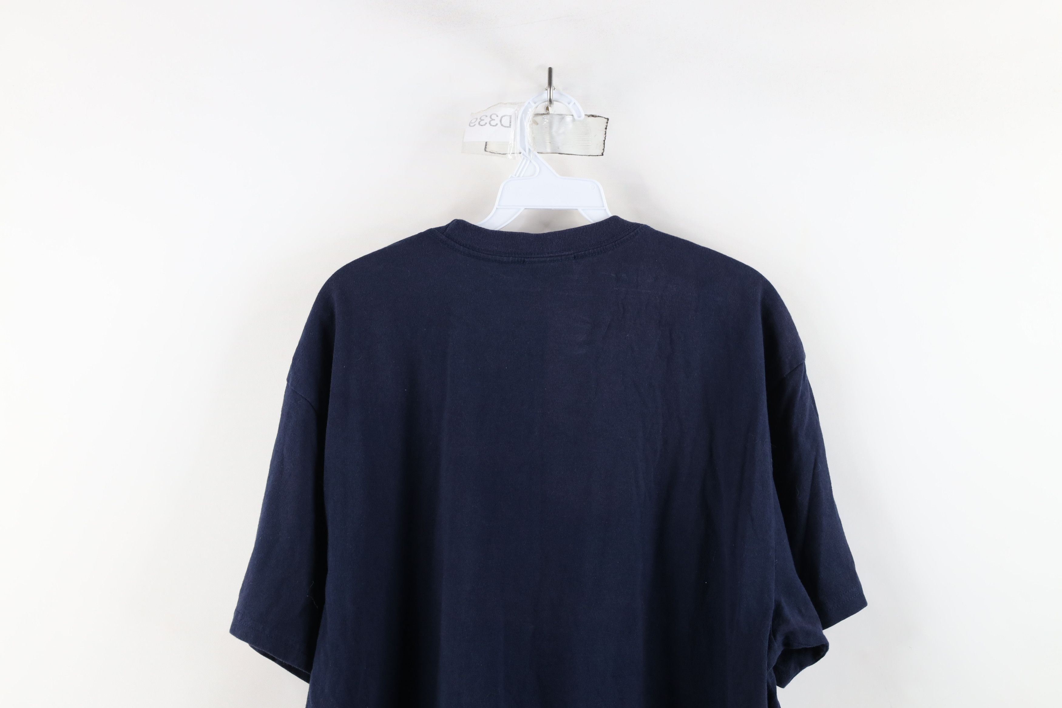 Nike × Vintage Vintage 90s Y2K Nike Scott Mini Swoosh Stencil T-Shirt Size US L / EU 52-54 / 3 - 15 Thumbnail