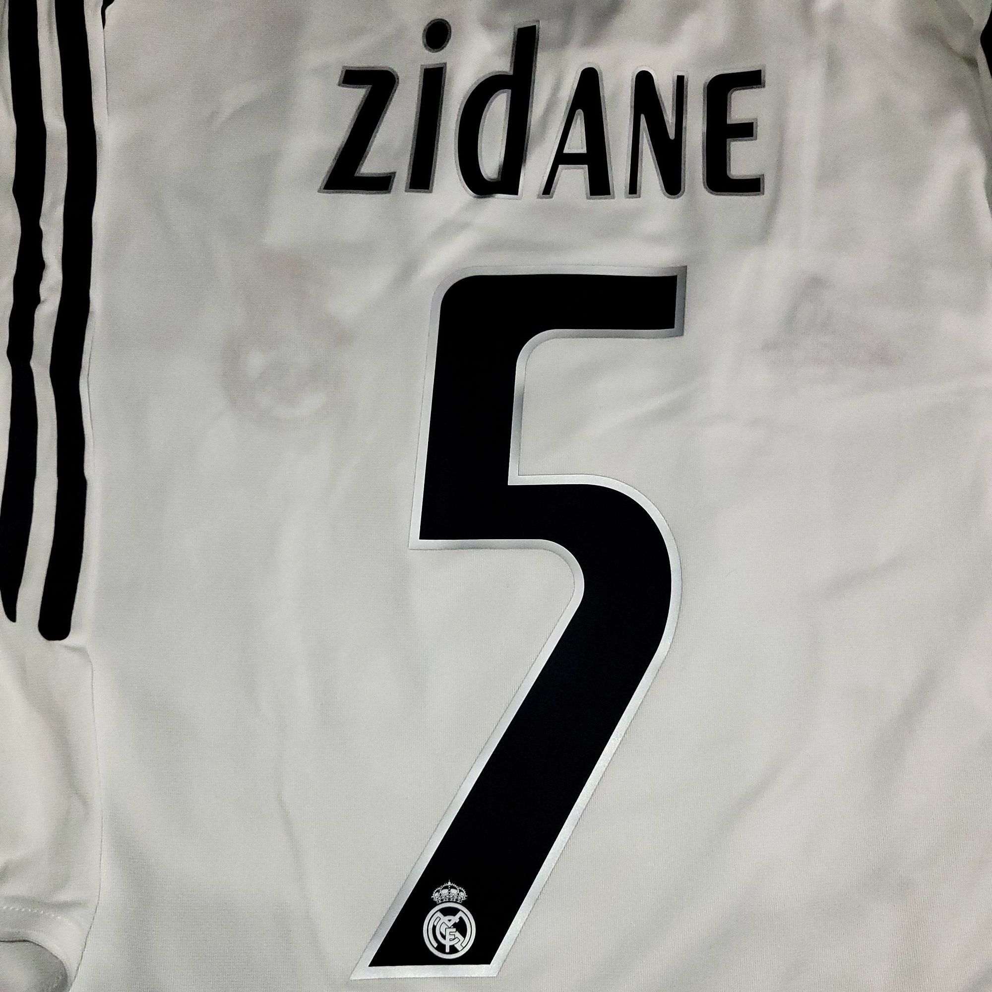 Adidas Zidane Real Madrid LAST GAME 2005 2006 Soccer Jersey XL Size US XL / EU 56 / 4 - 4 Thumbnail
