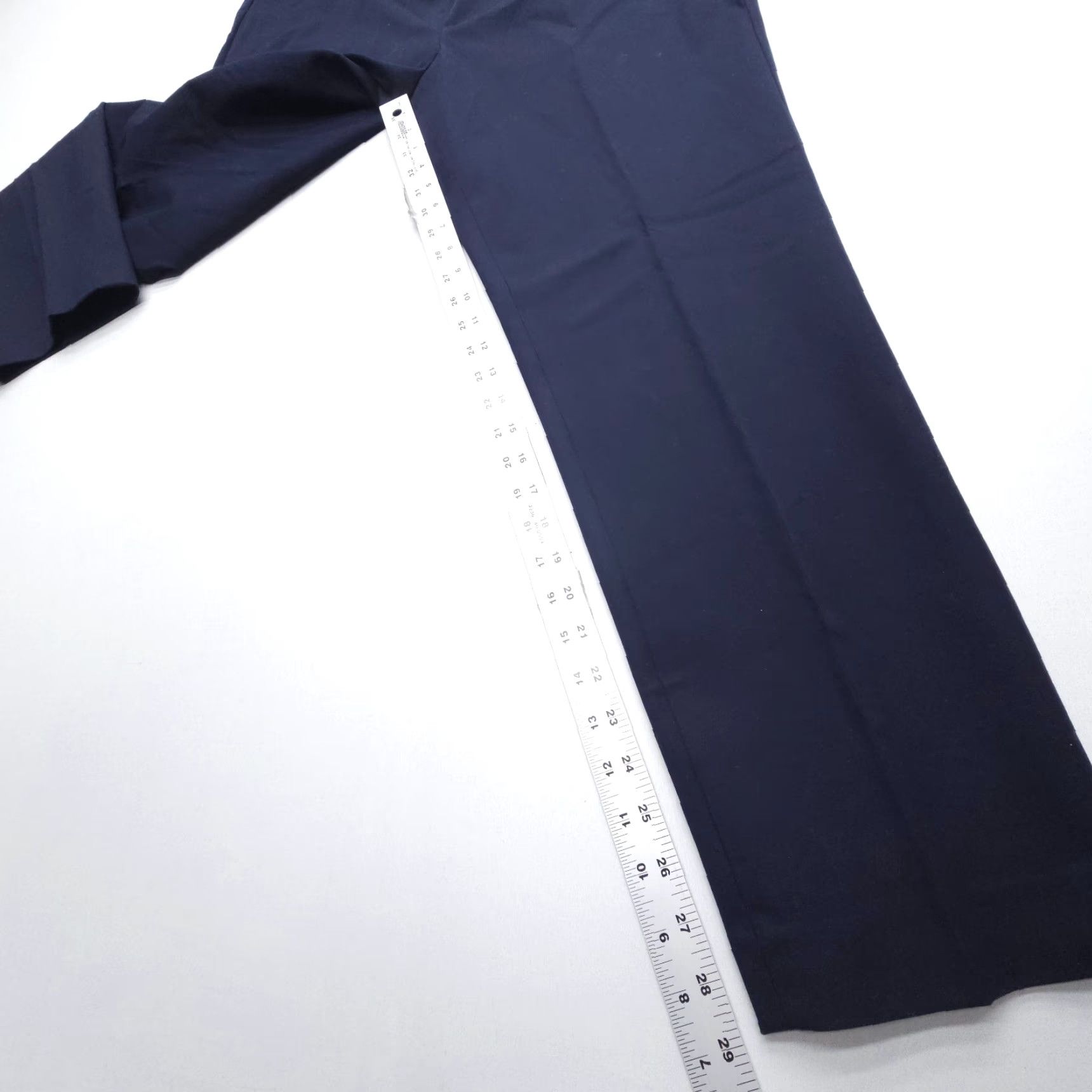 Talbots Chatham Pants Size 16 Navy Side Zip Stretch Career Work Dress Preppy NWT