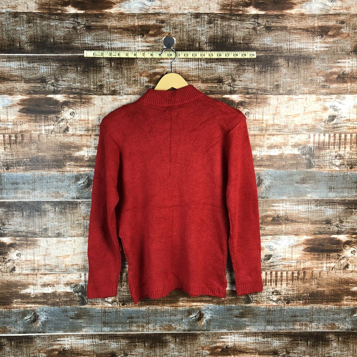 Vintage Financier Red art vintage japan Knitwear #A2340 Size M / US 6-8 / IT 42-44 - 12 Thumbnail
