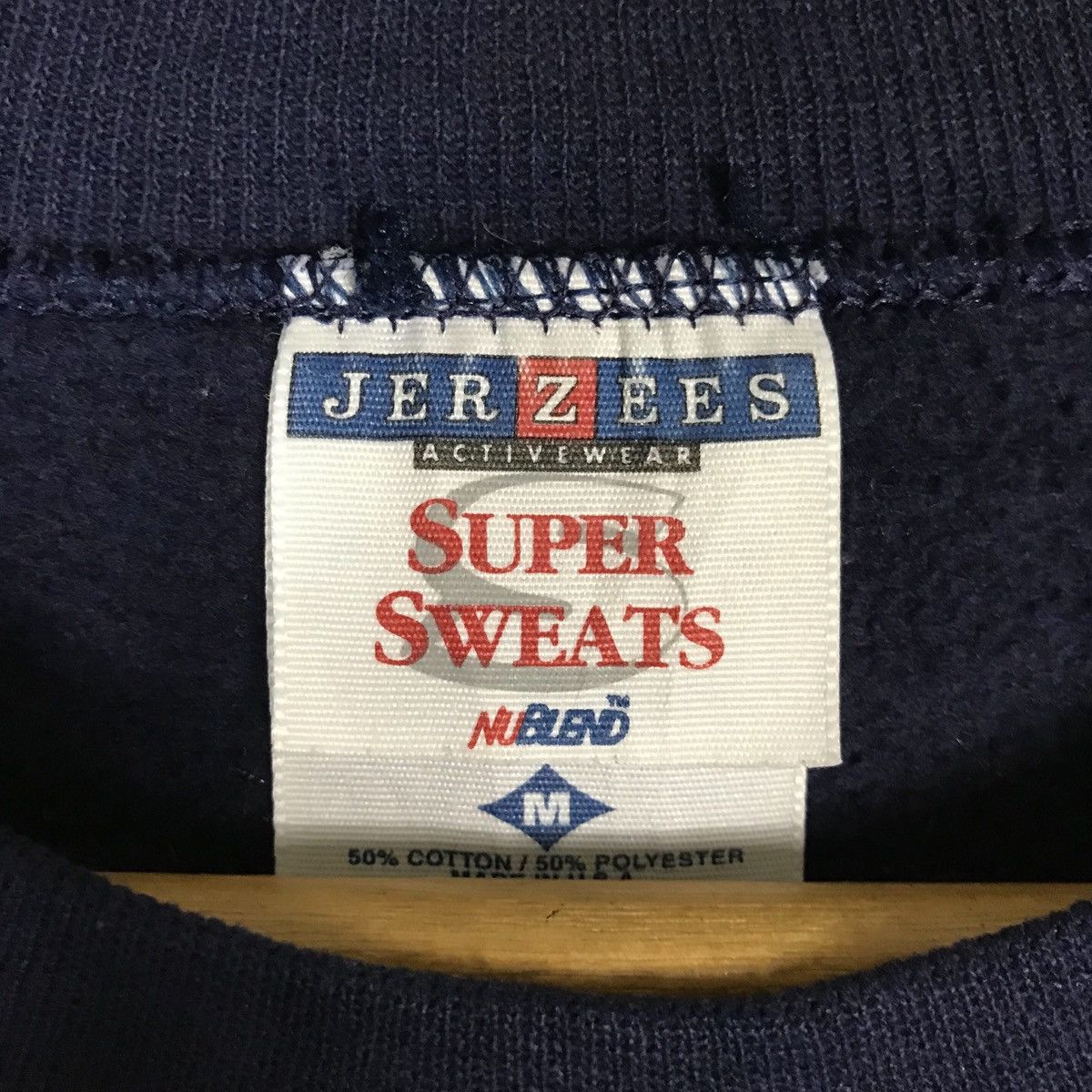 Jerzees Vintage Jerzees Royal Ridges Pullover Jumper Sweatshirt Size US M / EU 48-50 / 2 - 7 Thumbnail