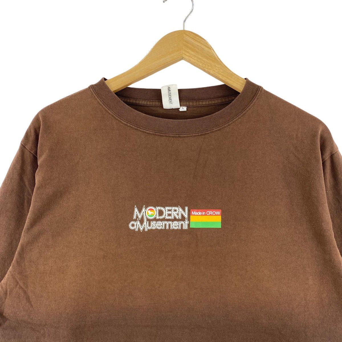 Japanese Brand × Modern Amusement Vintage Modern Amusement Long Sleeve Tee Rasta Size US L / EU 52-54 / 3 - 2 Thumbnail