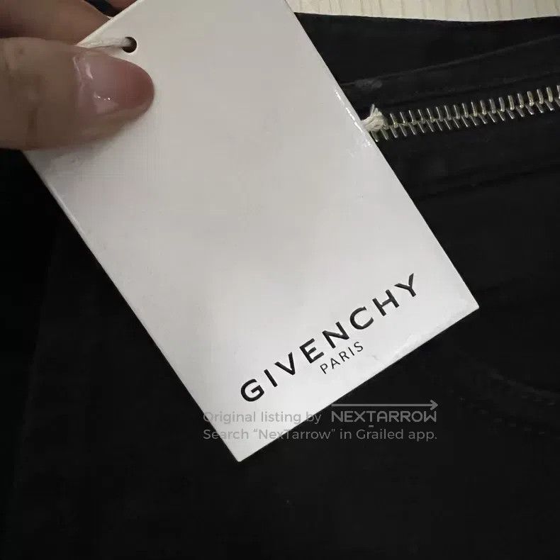 Givenchy Givenchy Zipper Ripped Denim Pants Size US 31 - 4 Thumbnail