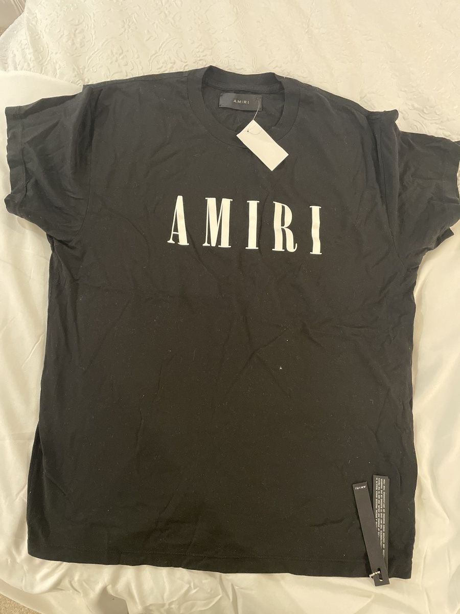 image of Amiri Core Logo Tee in Black, Men's (Size Small)