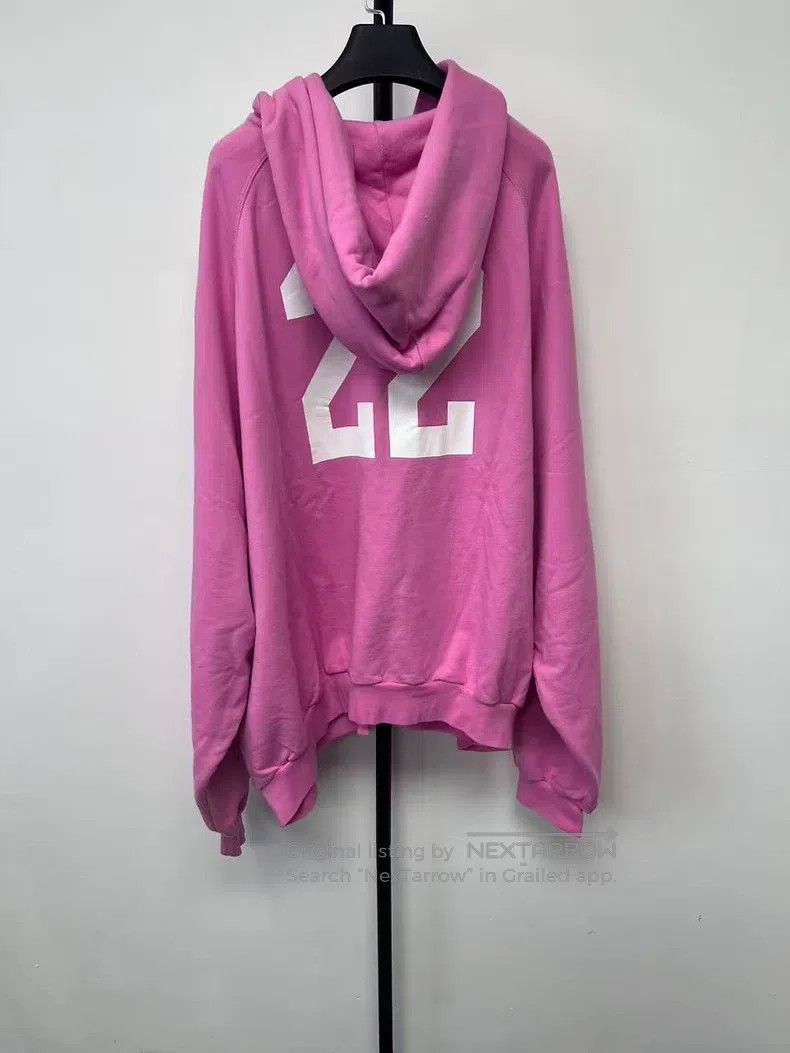 Balenciaga Balenciaga Digital Print Frayed Distressed Long Sleeve Zip Size US XL / EU 56 / 4 - 2 Thumbnail