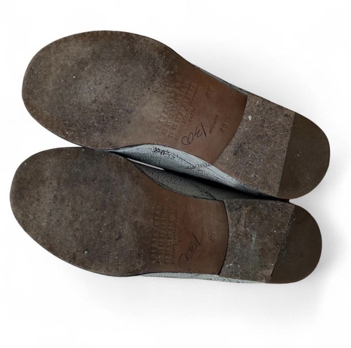H&M × Maison Margiela Maison Margiela H&M FW12 Painted Loafers Size US 7 / EU 40 - 4 Thumbnail