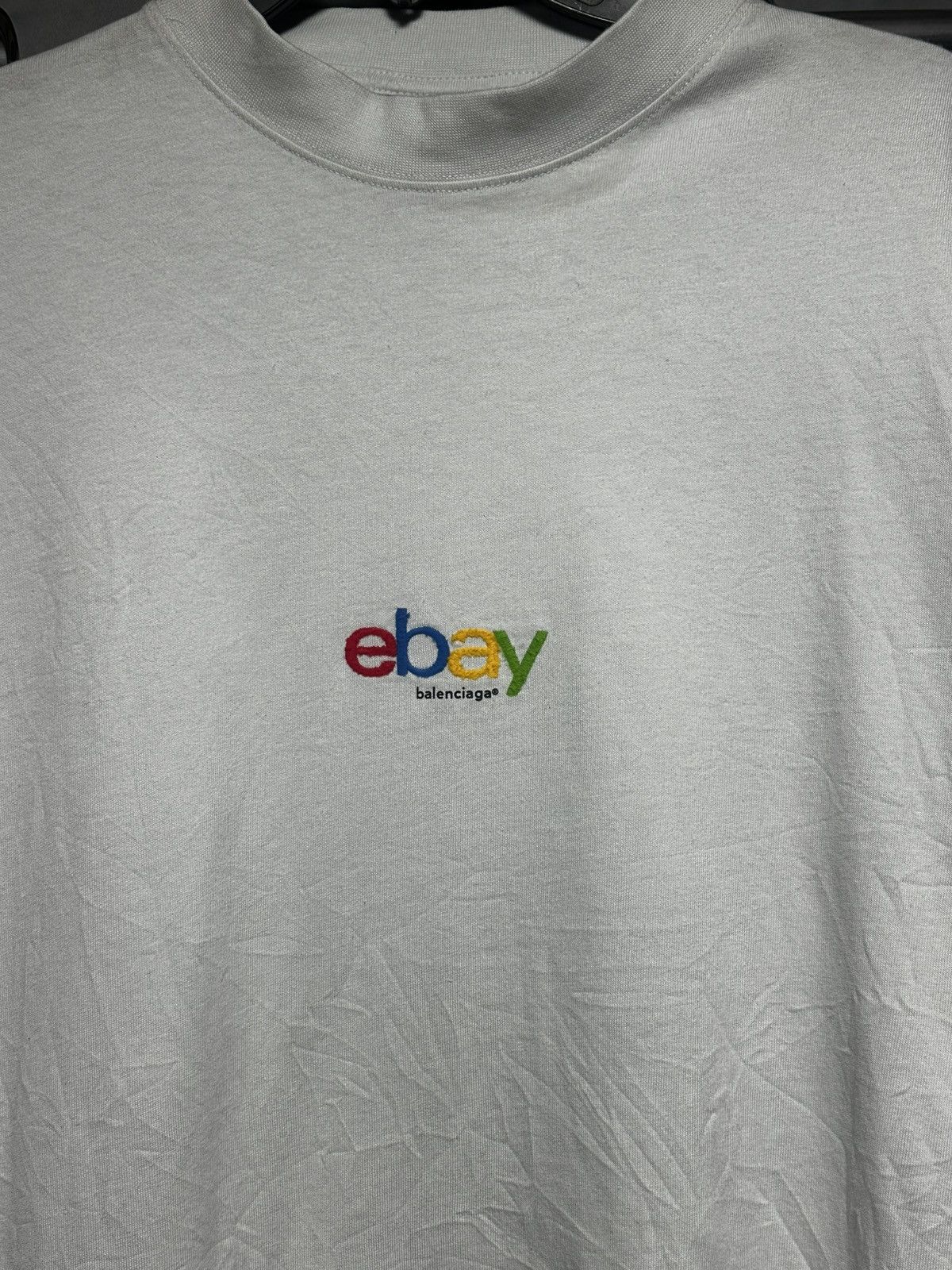 Balenciaga Balenciaga Ebay T-Shirt Size US L / EU 52-54 / 3 - 2 Thumbnail