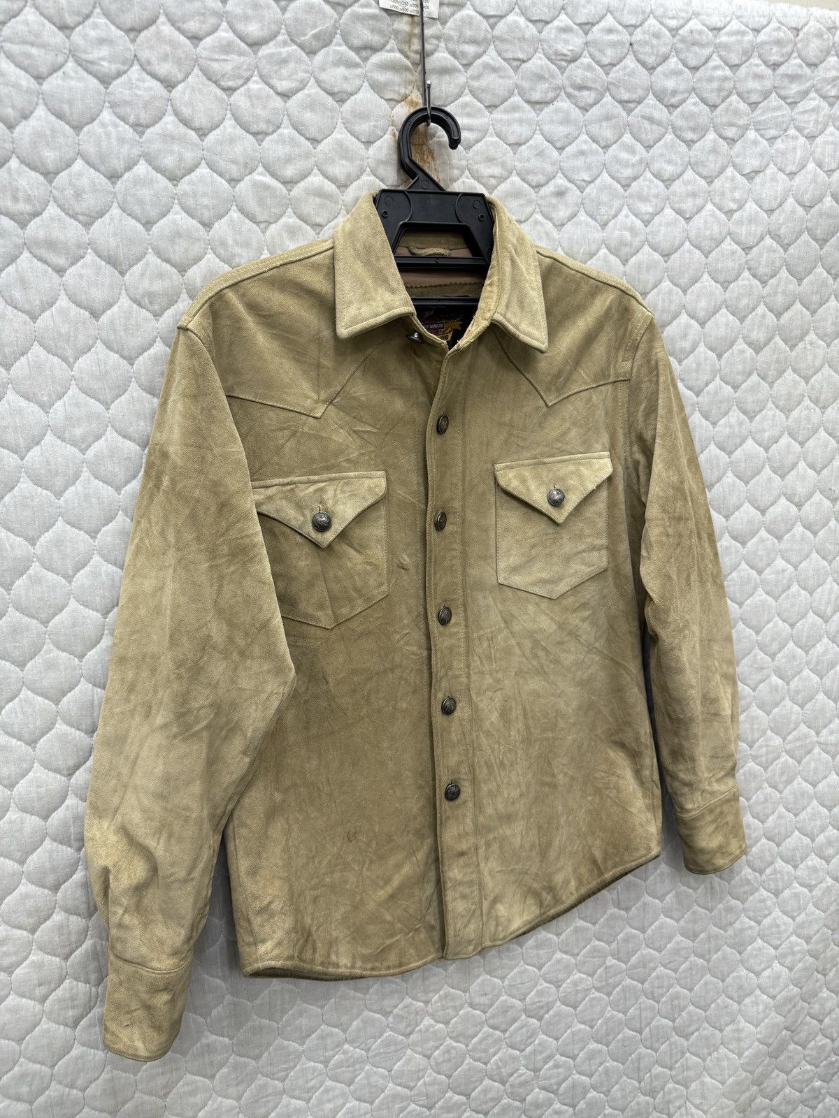 Harley Davidson 🔥🔥🔥ARCHIVE HARLEY DAVIDSON SUEDE LEATHER JACKET Size US M / EU 48-50 / 2 - 2 Thumbnail
