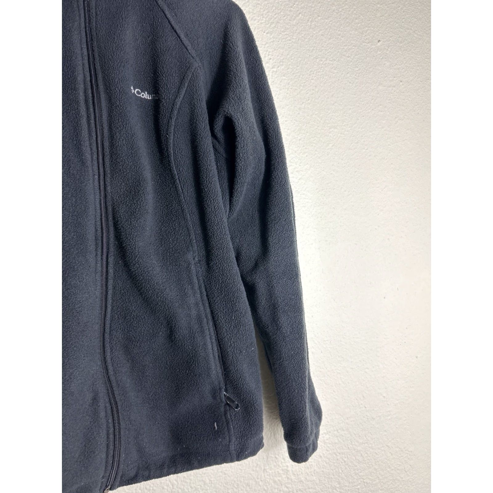Vintage Columbia Jacket Womens Medium Black Fleece Windstopper Full Zip Windbreaker Shirt? Size M / US 6-8 / IT 42-44 - 5 Thumbnail