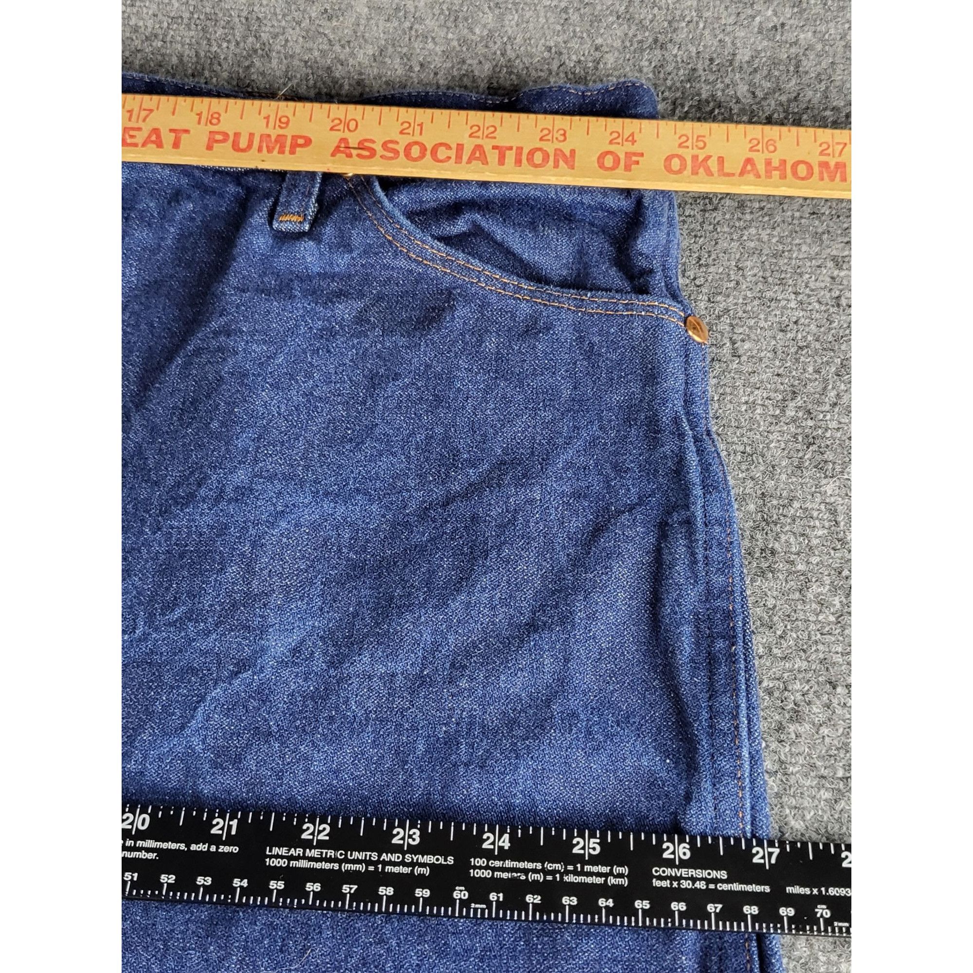 Wrangler Wrangler Jeans Men Sz 54X34 13MMZXS Blue Denim Straight Leg Size US 44 / EU 60 - 5 Thumbnail