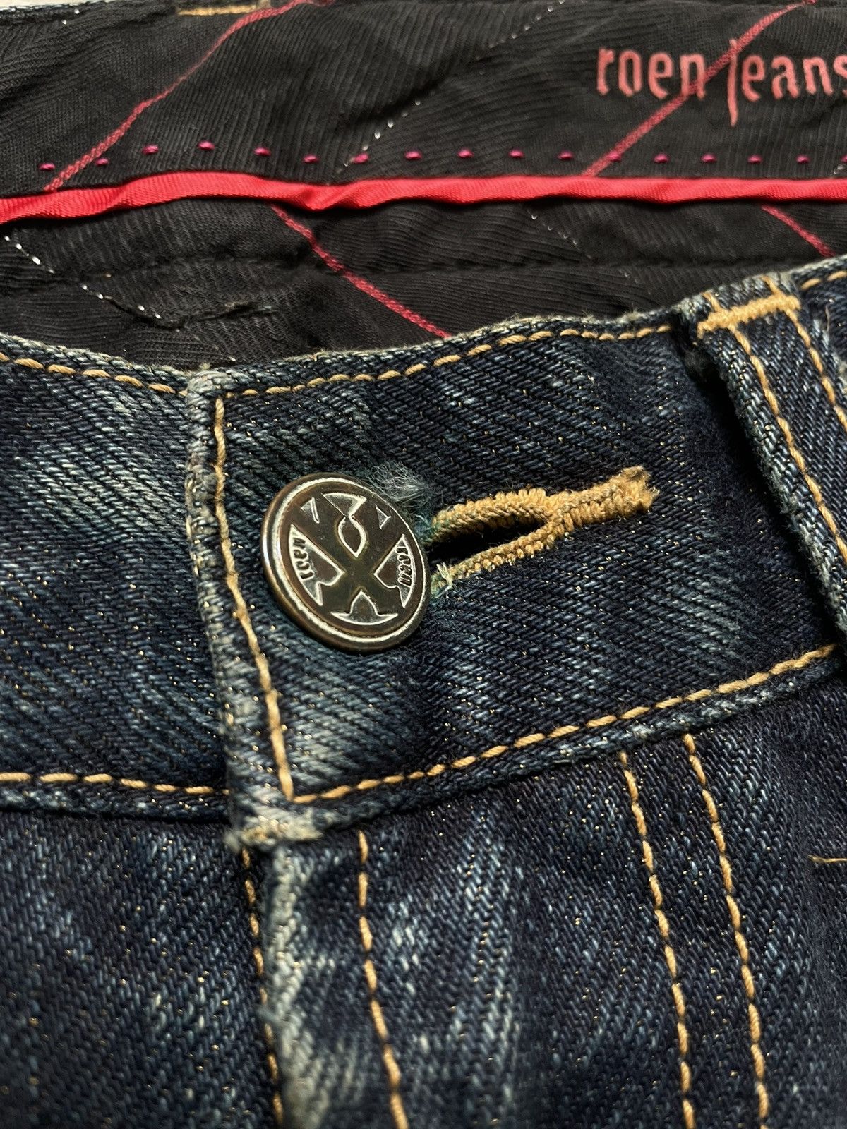 Roen Hiromu Takahara Roen X Bobson Destroyed Denim Pants Size US 29 - 10 Thumbnail