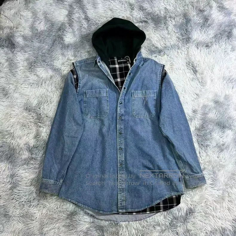 Balenciaga Balenciaga size 37 Fake Two-Piece Jacket, Size 37 Size US M / EU 48-50 / 2 - 1 Thumbnail