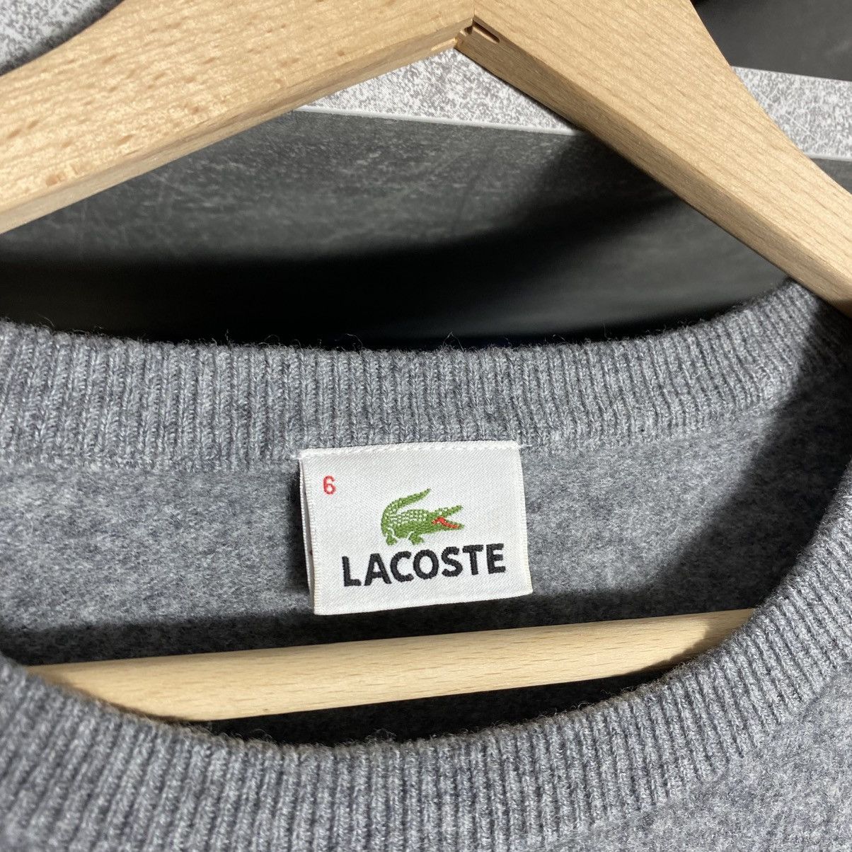 Lacoste × Vintage VINTAGE Y2K LACOSTE WOOL KNITTED SWEATSHIRT SWEATER KNIT Size US S / EU 44-46 / 1 - 6 Thumbnail