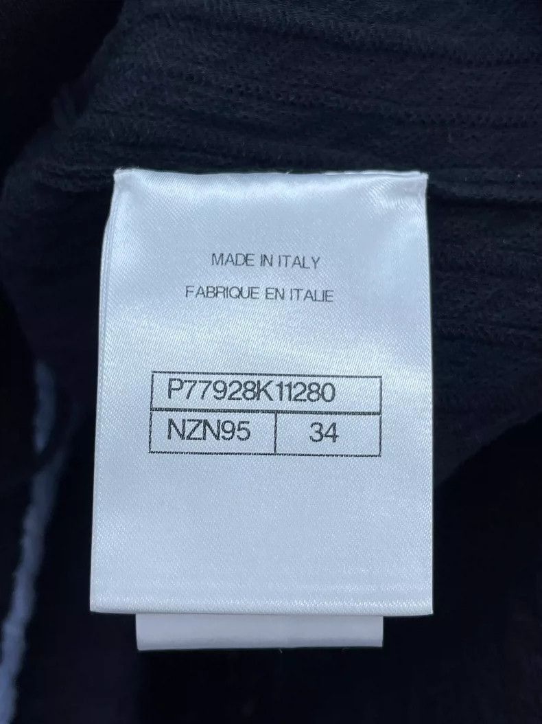 Chanel Chanel Blue Black Color Block Dress -2505 Size US 34 / EU 50 - 3 Thumbnail