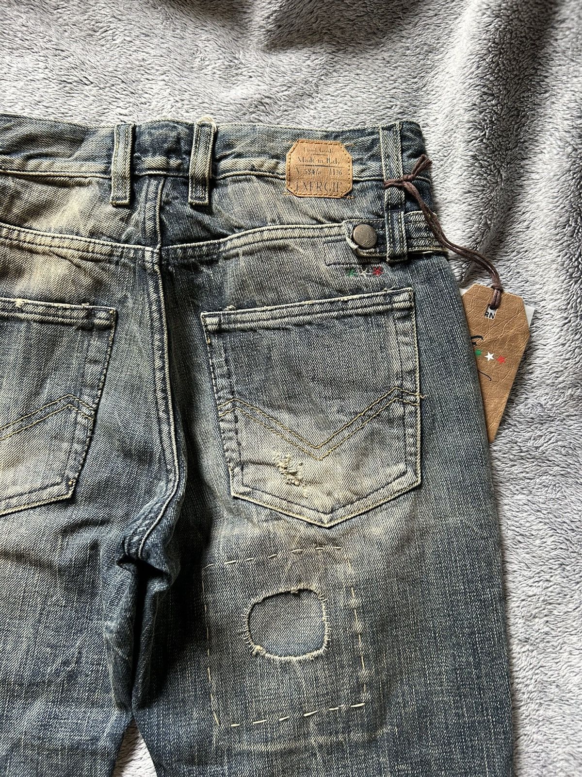 Other Vintage 90s distressed denim jeans Size US 28 / EU 44 - 6 Thumbnail