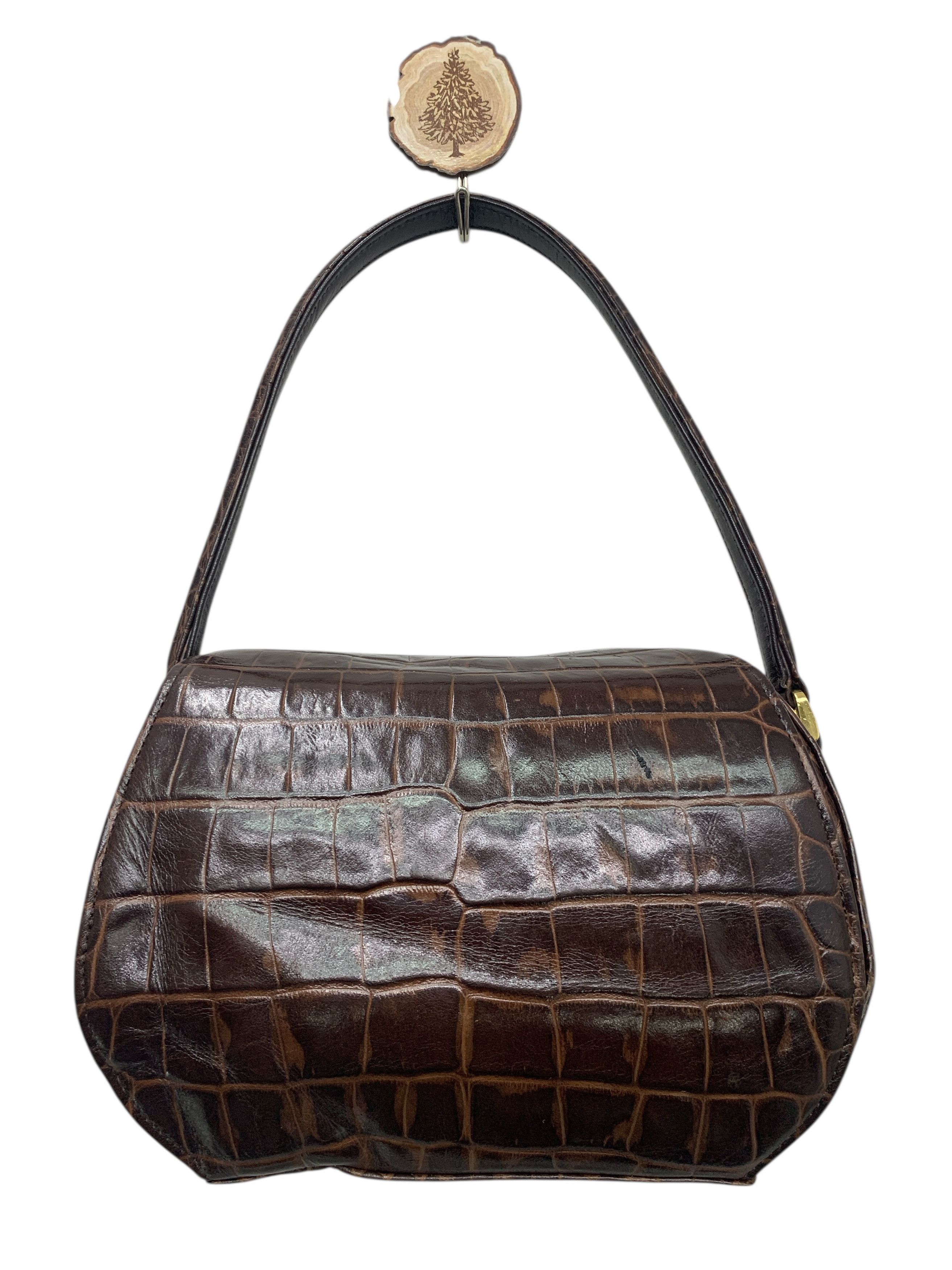 Japanese Brand Crocodile Leather Bag Sholuder Size ONE SIZE - 2 Thumbnail
