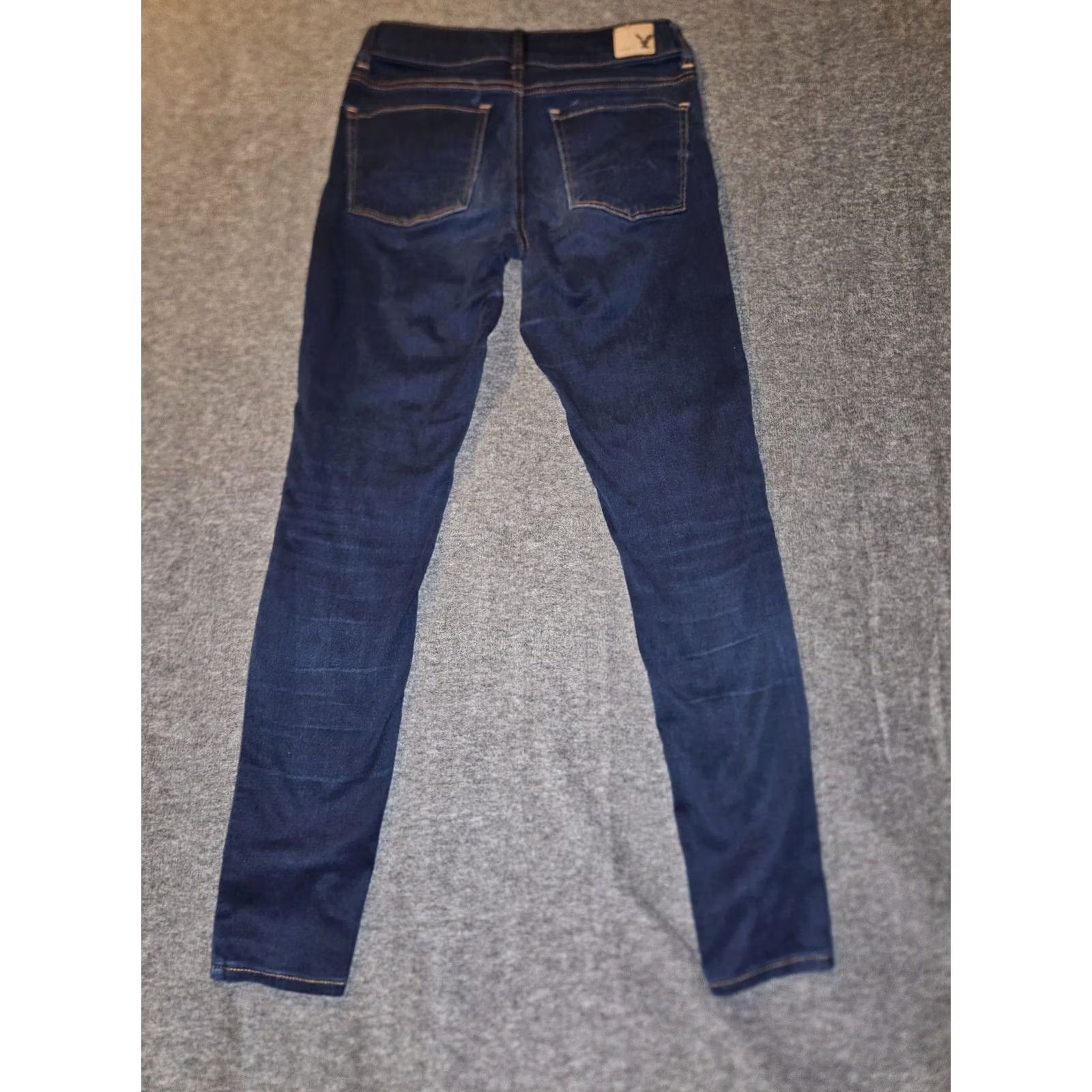 American Eagle Outfitters VINTAGE American Eagle Outfitters Hi Rise Jeggings Jeans Womens 6 Blue Preppy 27 Inseam 28 In Waist Pockets Stretch Easy Care Regular Size 28" / US 6 / IT 42 - 7 Thumbnail