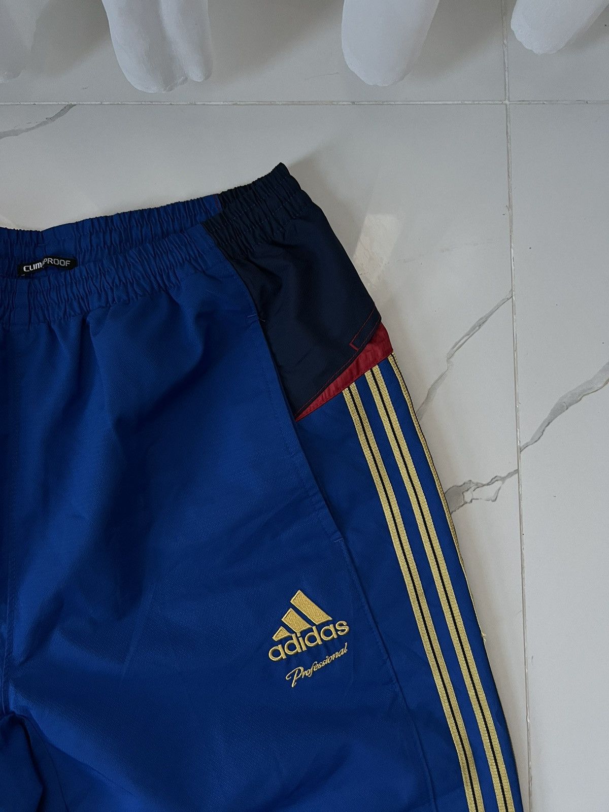 Adidas × Vintage 90's ADIDAS CLIMAPROOF PROFESSIONAL RARE BAGGY TRACK PANTS Size US 34 / EU 50 - 3 Thumbnail