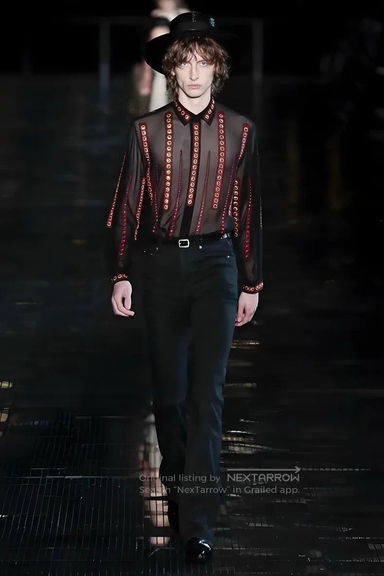 Saint Laurent Paris Saint Laurent Paris Black Karaoke Machine Semi-transparent Size XS / US 0-2 / IT 36-38 - 8 Thumbnail