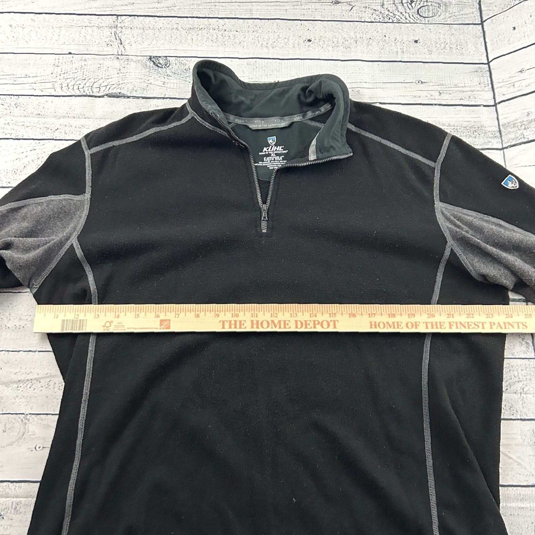 Vintage Kuhl Fleece Jacket 1/4 Zip Pullover Men's XL Black Size US XL / EU 56 / 4 - 5 Thumbnail