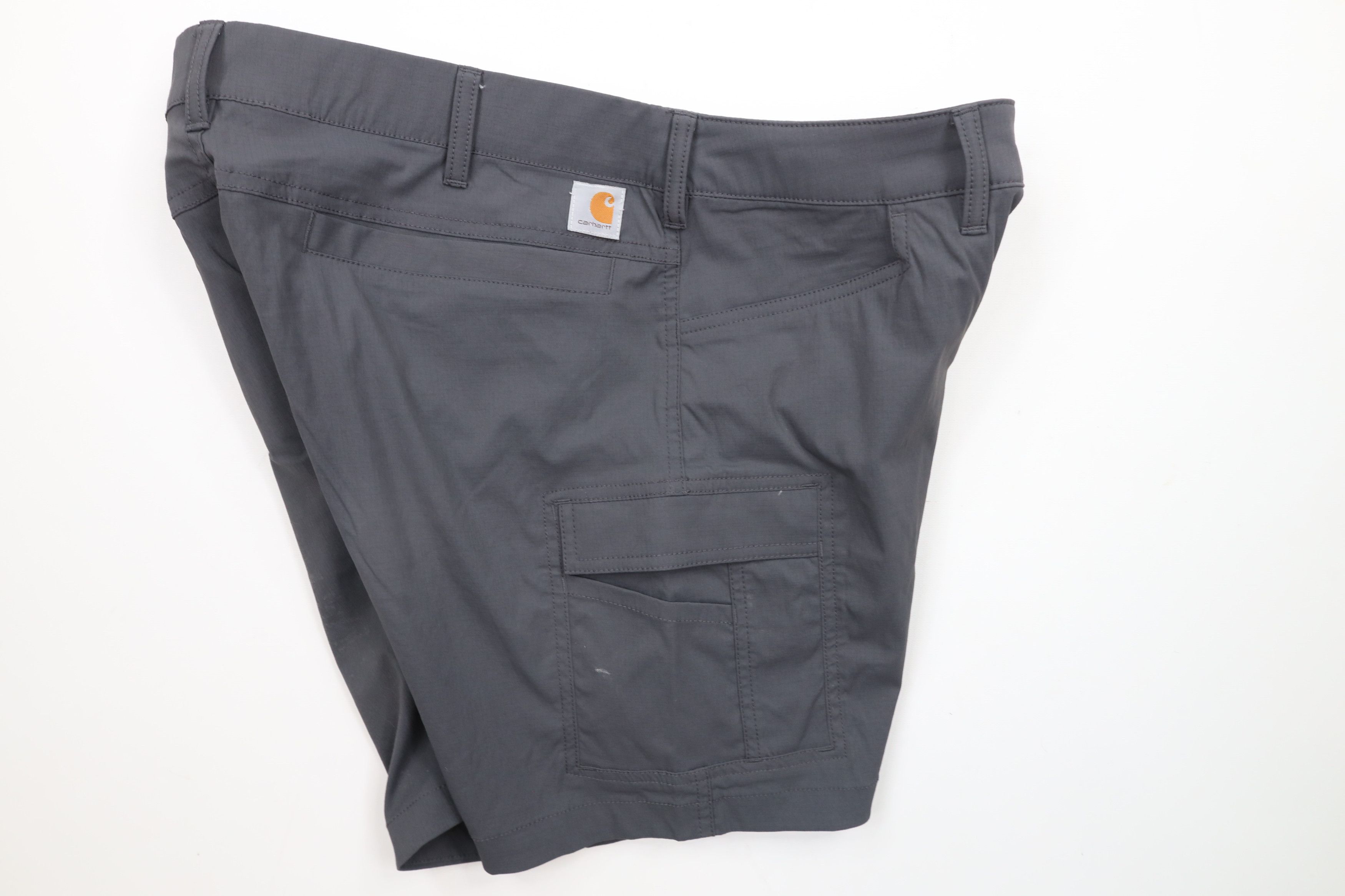 Carhartt × Vintage Carhartt Spell Out Straight Fit Madden Cargo Shorts Gray Size 34" / US 12 / IT 48 - 9 Thumbnail