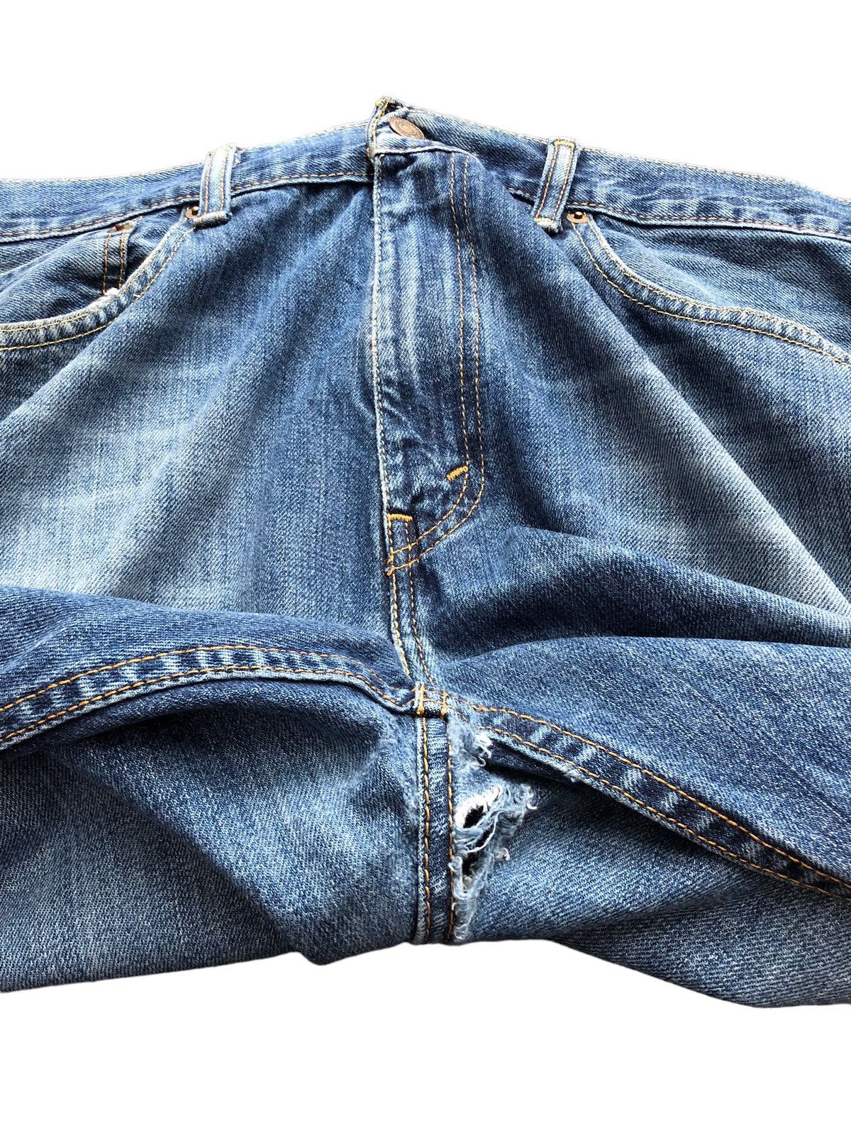 Levi's 💸LASTDROP💸 Vintage Levi's 505 Distressed Denim Jeans Size US 36 / EU 52 - 6 Thumbnail