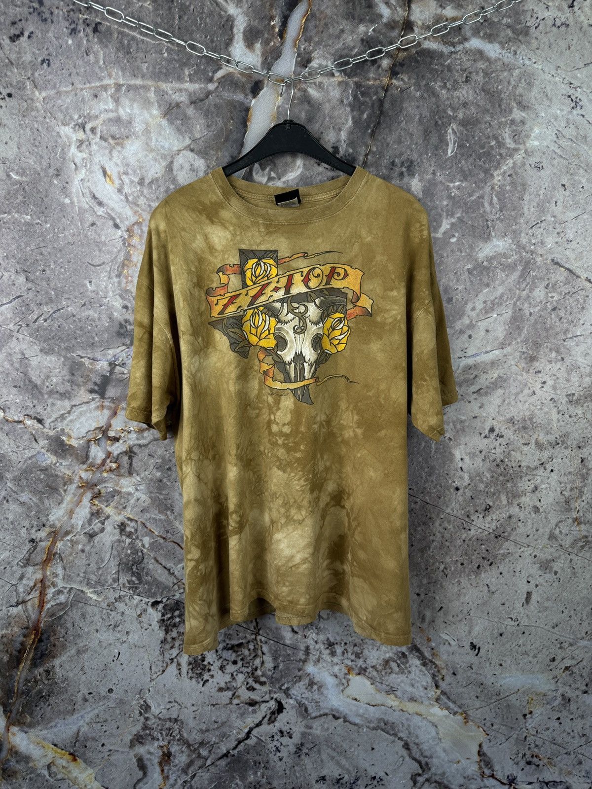 Liquid Blue × Vintage Men’s ZZ Top Texas T-Shirt Liquid Blue Size XXL Size US XXL / EU 58 / 5 - 1 Thumbnail