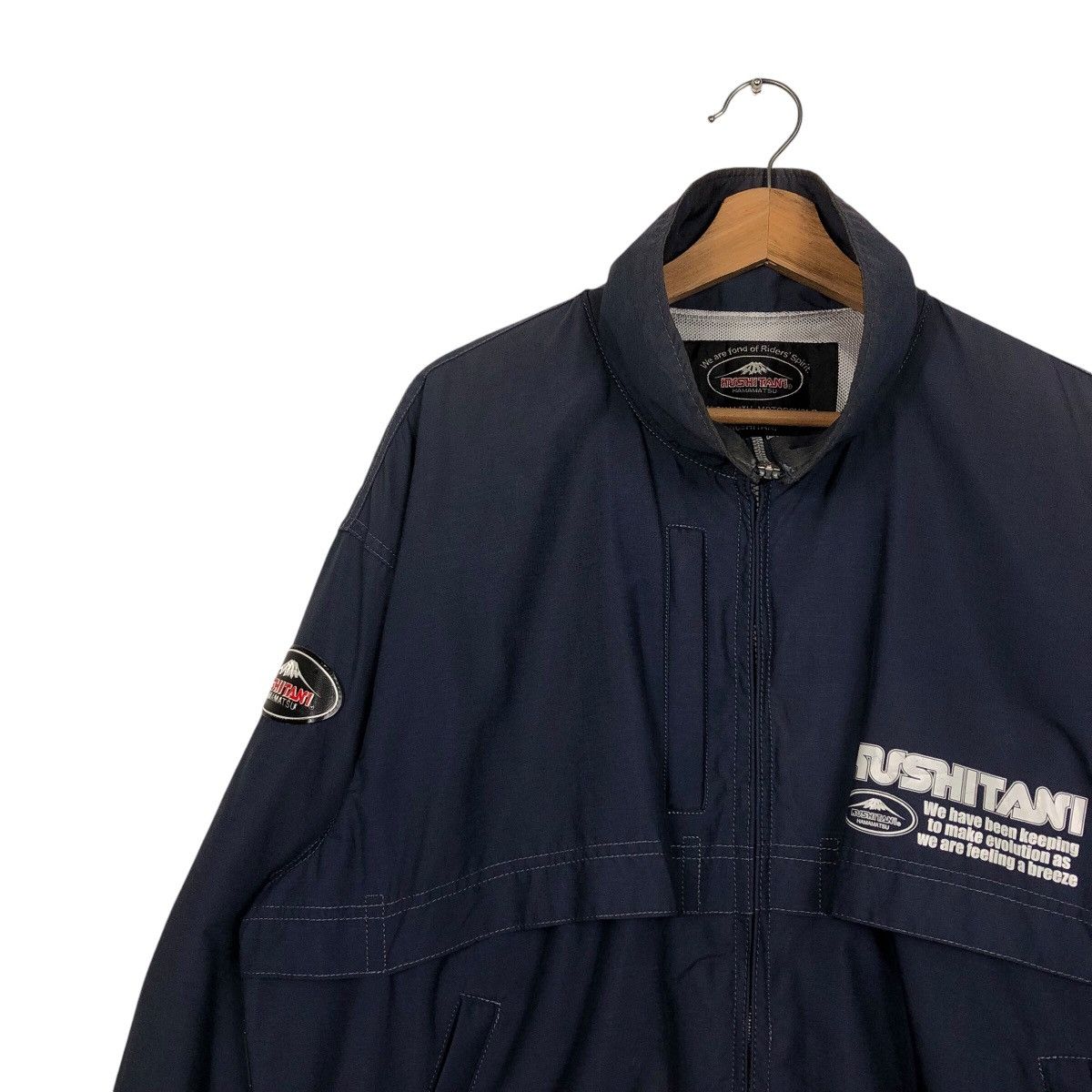 Japanese Brand 📌Vintage Bomber Jacket Hunting Kushitani Big Logo Size US L / EU 52-54 / 3 - 8 Thumbnail
