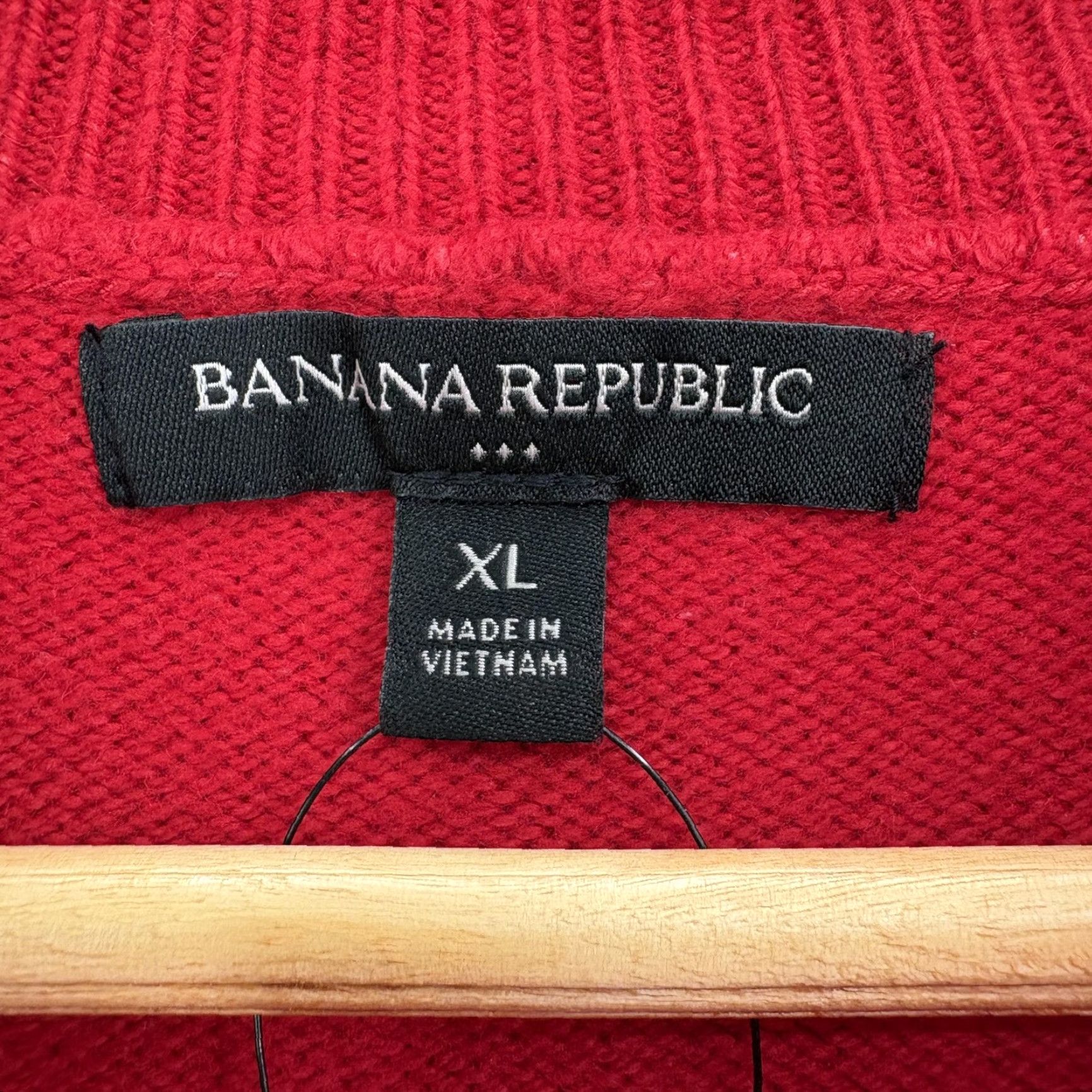 Banana Republic Banana Republic Sweater Womens XL Red Mock Neck Oversized Dolman Knit Pullover Size XL / US 12-14 / IT 48-50 - 4 Thumbnail