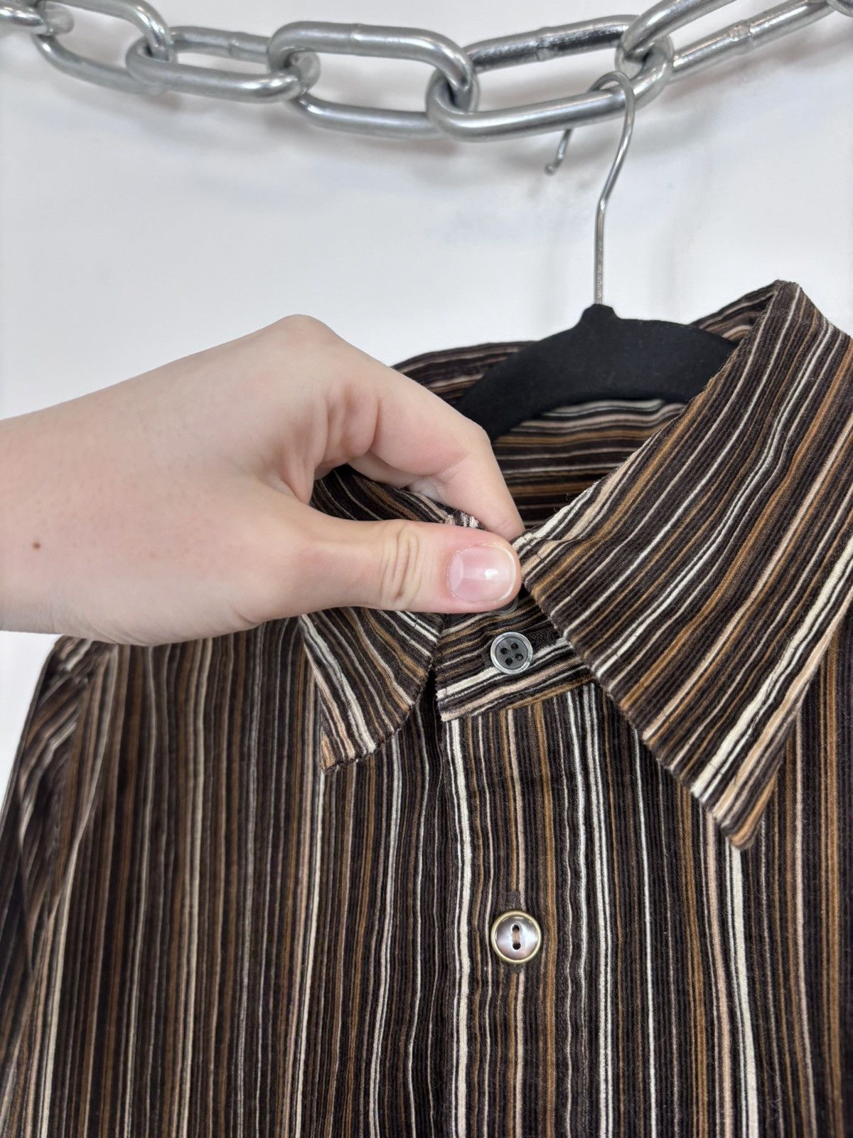 Schlussel Schlussel Japan Men’s Corduroy Velvet Long Sleeve Shirt Size US M / EU 48-50 / 2 - 5 Thumbnail