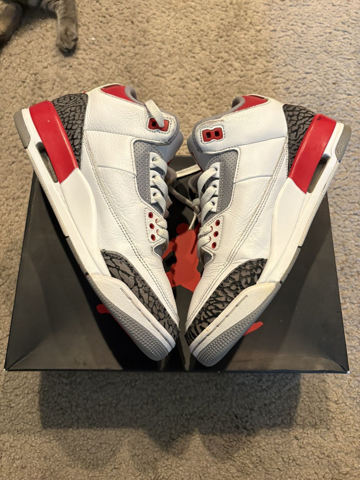 Jordan Brand Jordan 3 fire red size 8.5 Size US 8.5 / EU 41-42 - 3 Thumbnail
