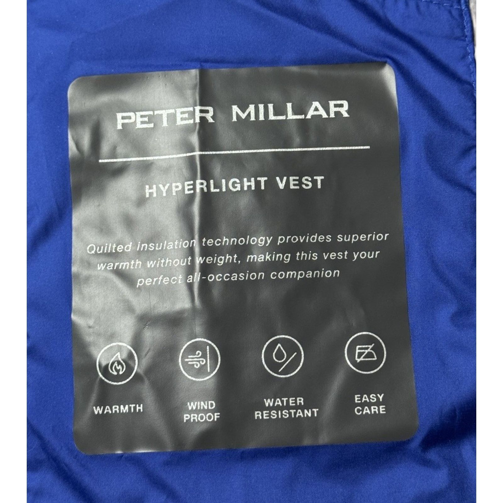 NEW Peter Millar Hyperlight Vest Mens XL Quilted Insulated