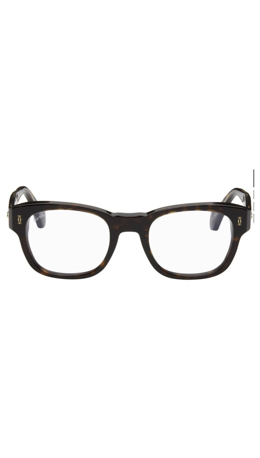 Cartier Tortoiseshell Square Sunglasses Size ONE SIZE - 1 Thumbnail
