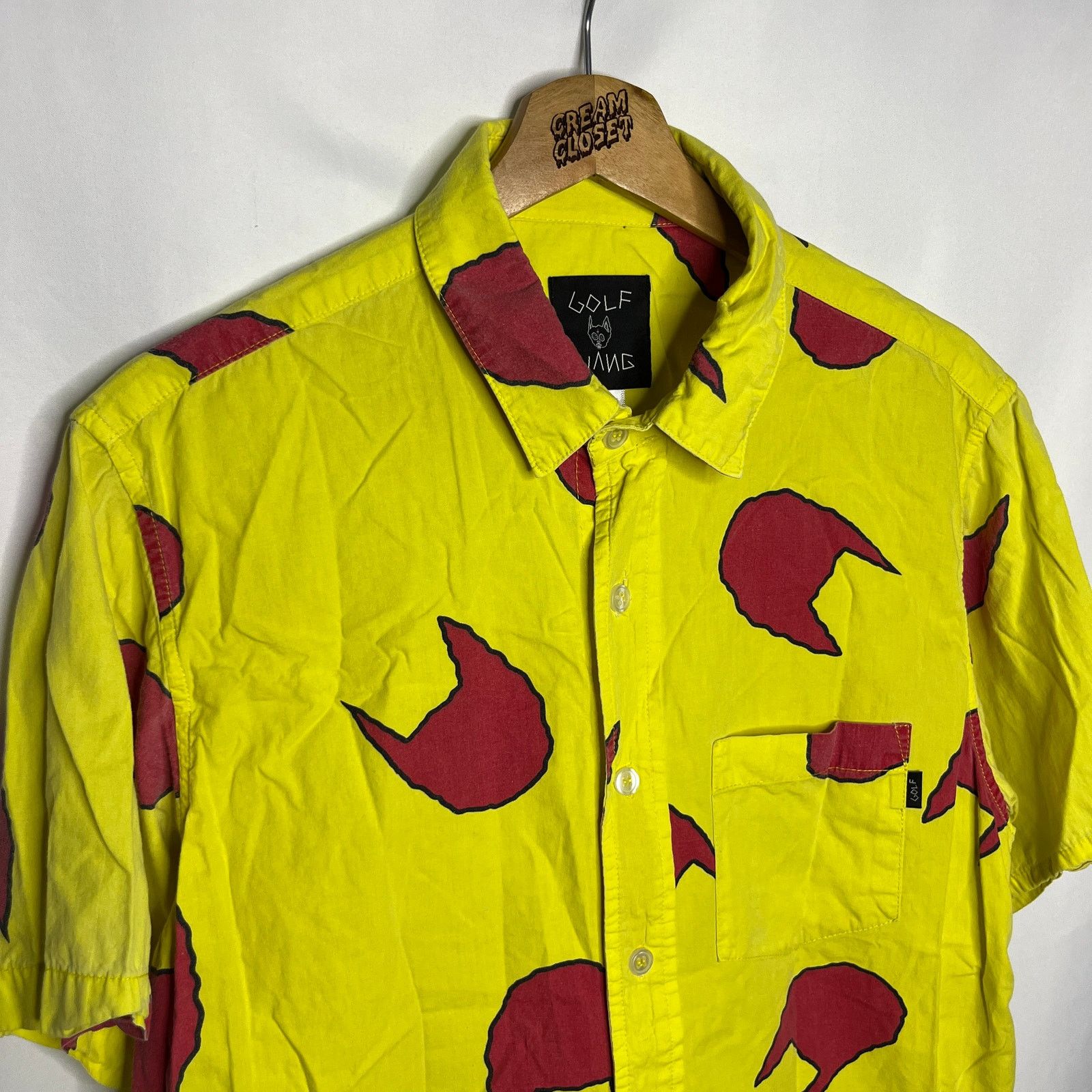 Golf Wang × Odd Future 2013 Golf Wang OFWGKTA Tyler the Creator Kill Cat Button Up Size US M / EU 48-50 / 2 - 2 Thumbnail