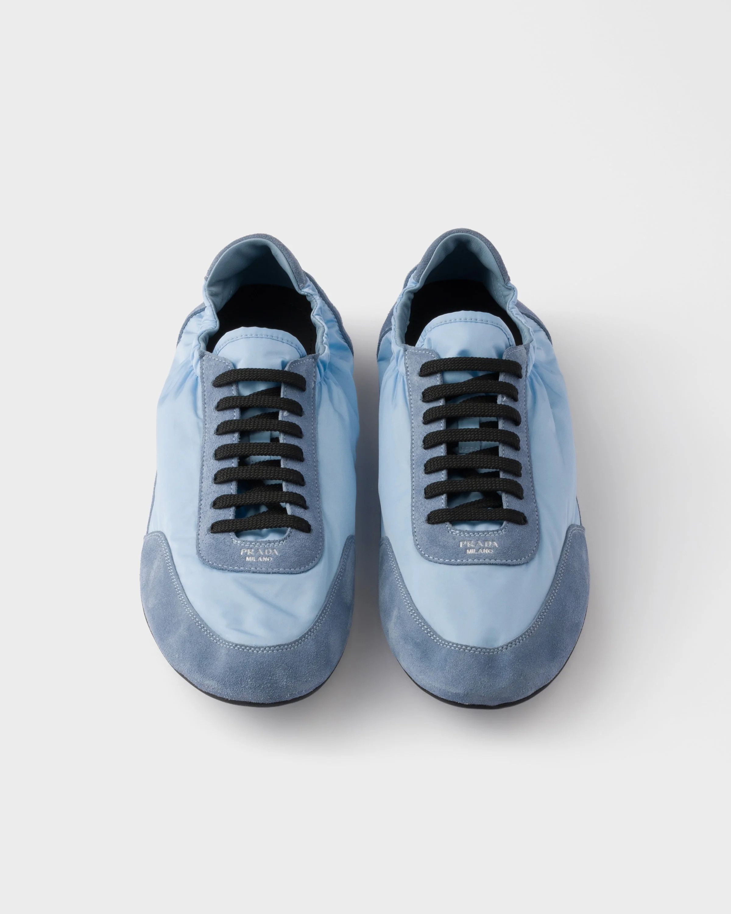 Prada o1mt1gz0226 Collapse Re-Nylon Suede Eelasticized Sneakers Size US 10 / EU 43 - 4 Thumbnail