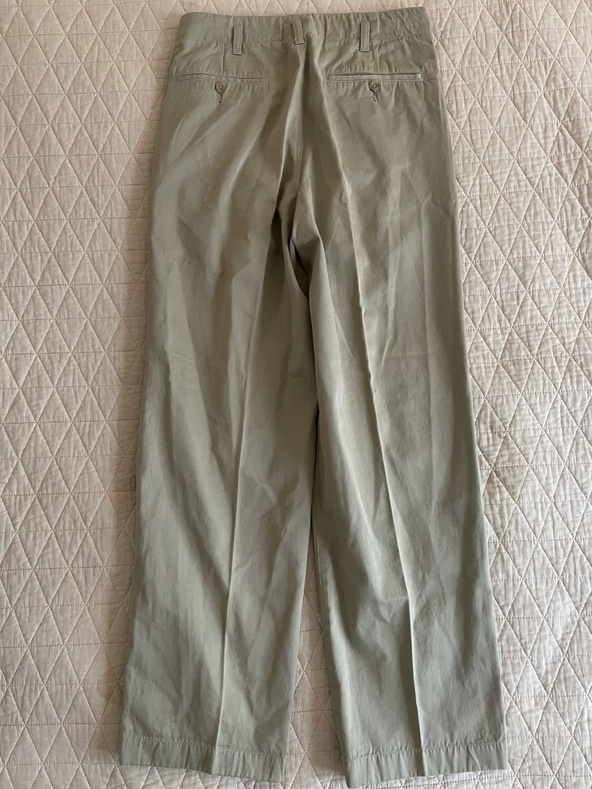 Lanvin Pleated Front High Waist Chino Trouser Size 27" / US 4 / IT 40 - 7 Thumbnail