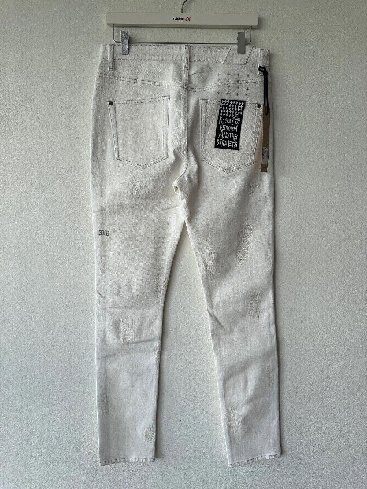 Ksubi new Ksubi mens denim jean chitch 32 stitches white ivory Size US 32 / EU 48 - 5 Thumbnail