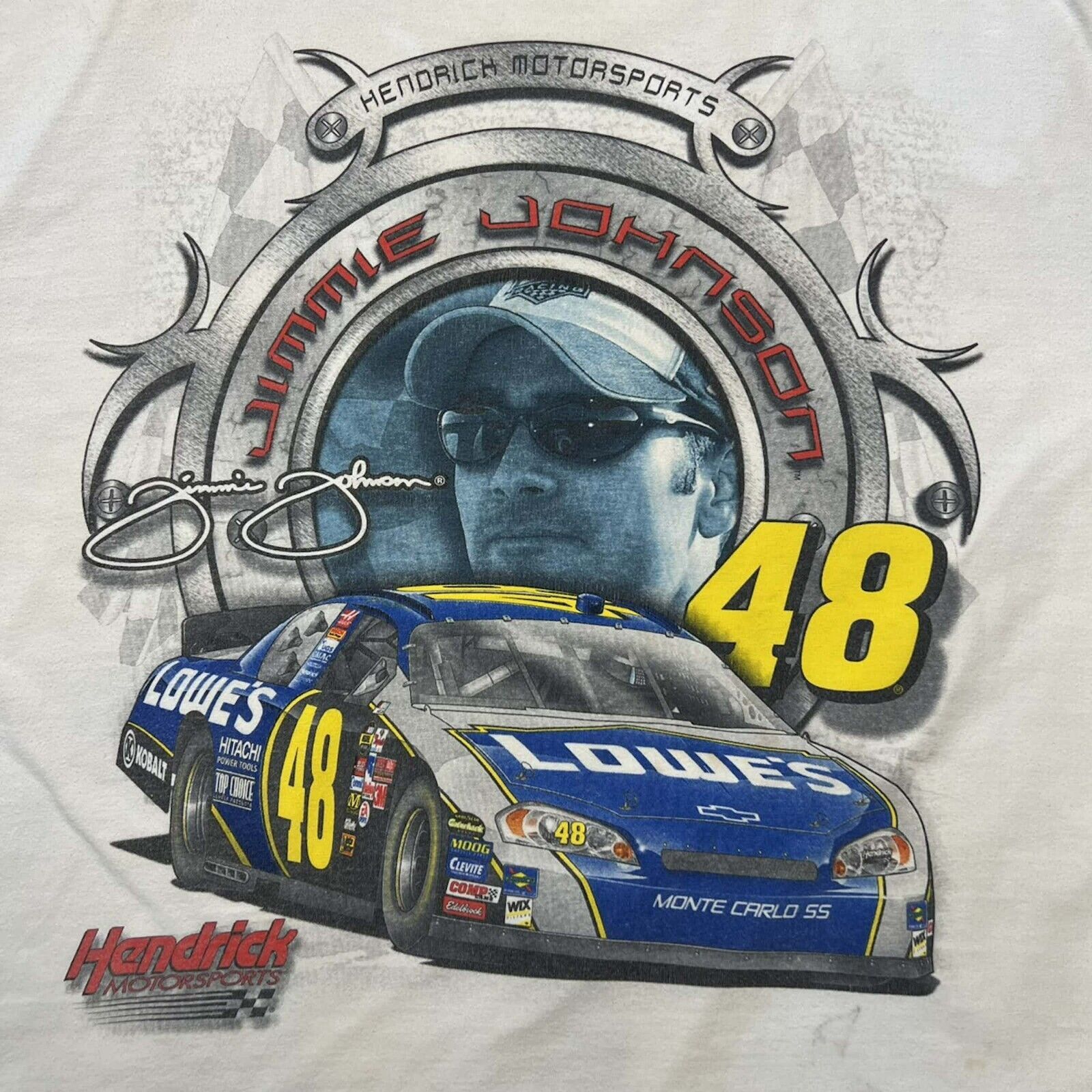 Chase Authentics × NASCAR 2006 Chase Athletic Jimmie Johnson T Shirt NASCAR Racing Tee Size US XL / EU 56 / 4 - 3 Thumbnail